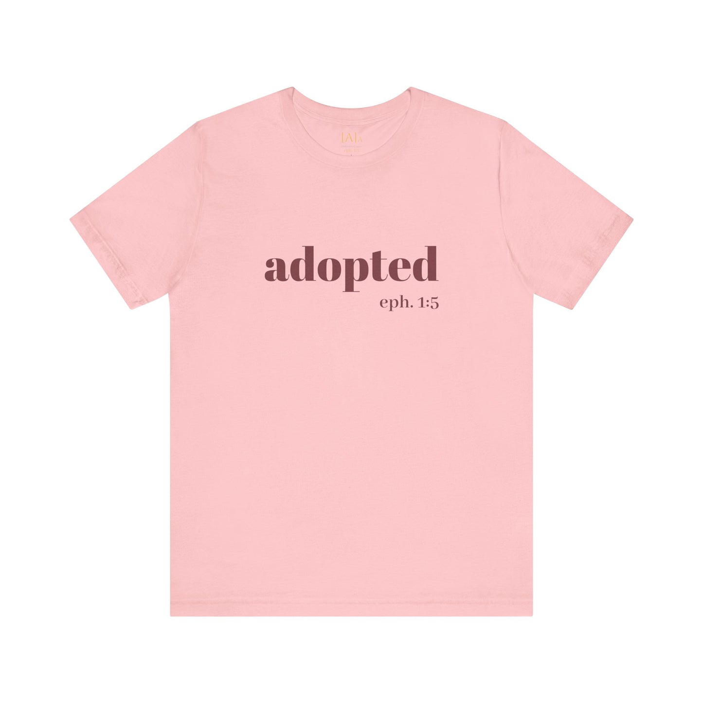 Bible Verse Tee - 'Adopted' Unisex Jersey Short Sleeve Shirt