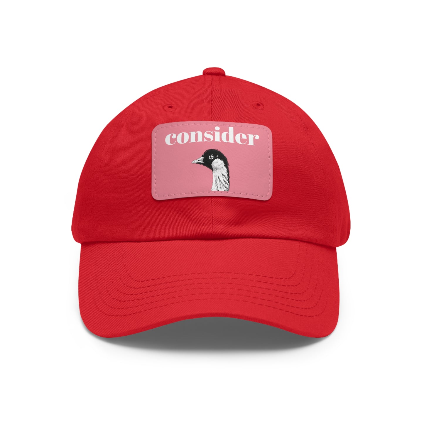 Consider the Birds Dad Hat with Leather Patch - Casual Stylish Cap for Nature Lovers