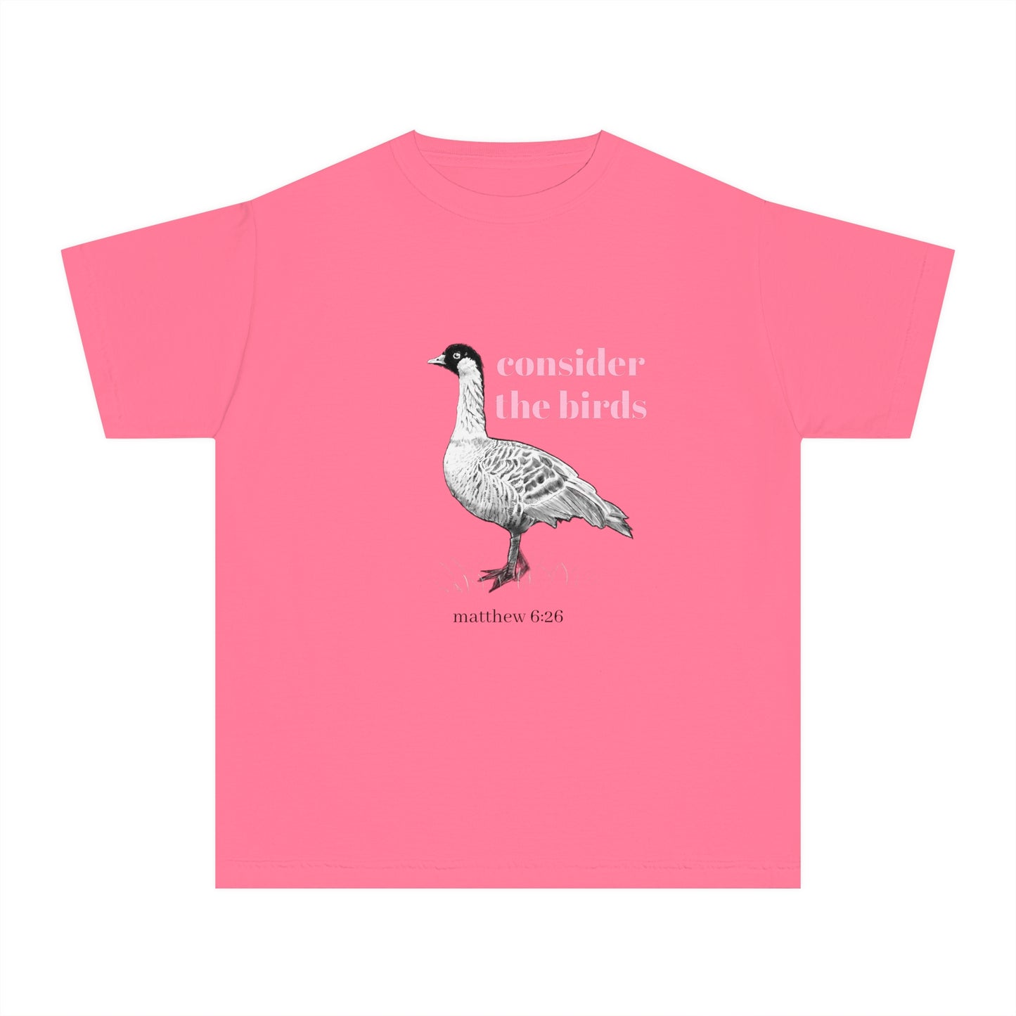 Youth Midweight Tee - 'Consider the Birds'