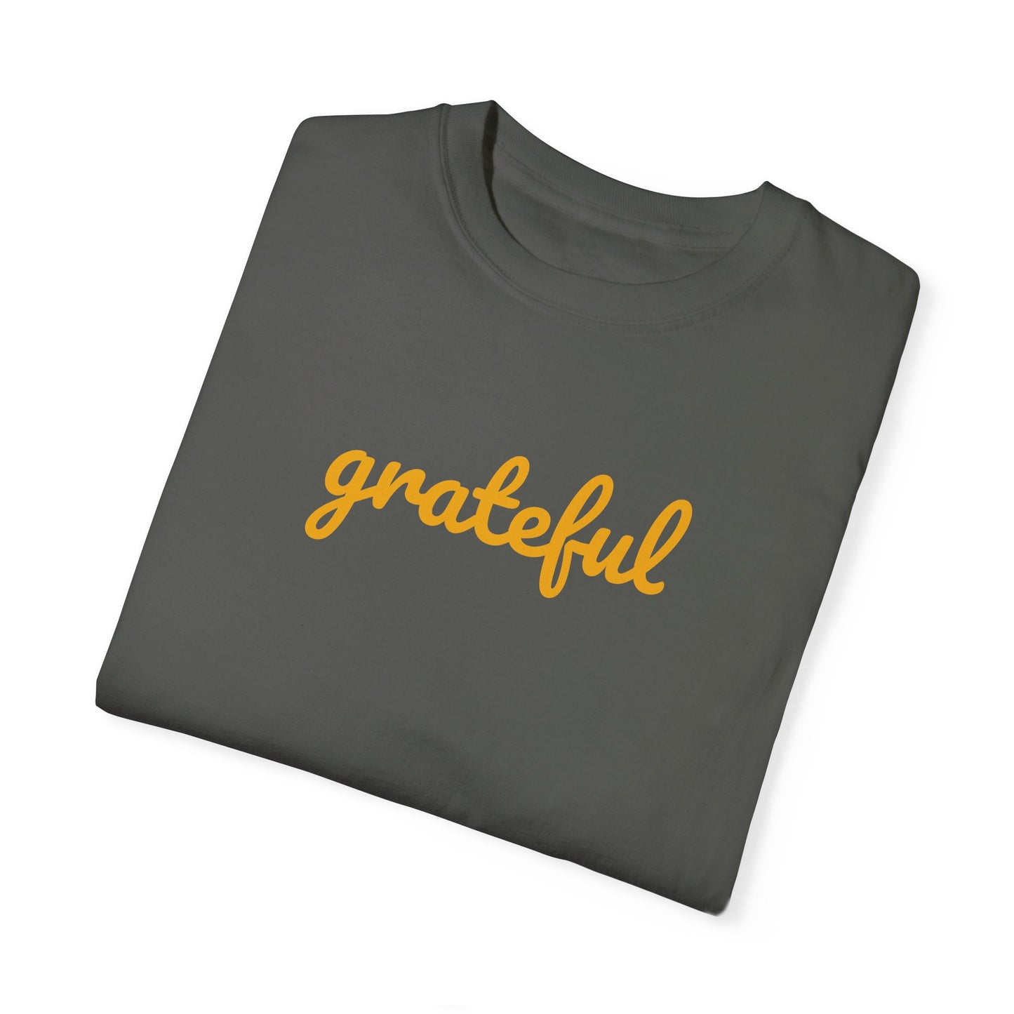 Grateful Comfort Colors 1717 Unisex T-shirt, Christian Bible Verse Tee, Inspirational Graphic Shirt, Religious Gift, Comfort