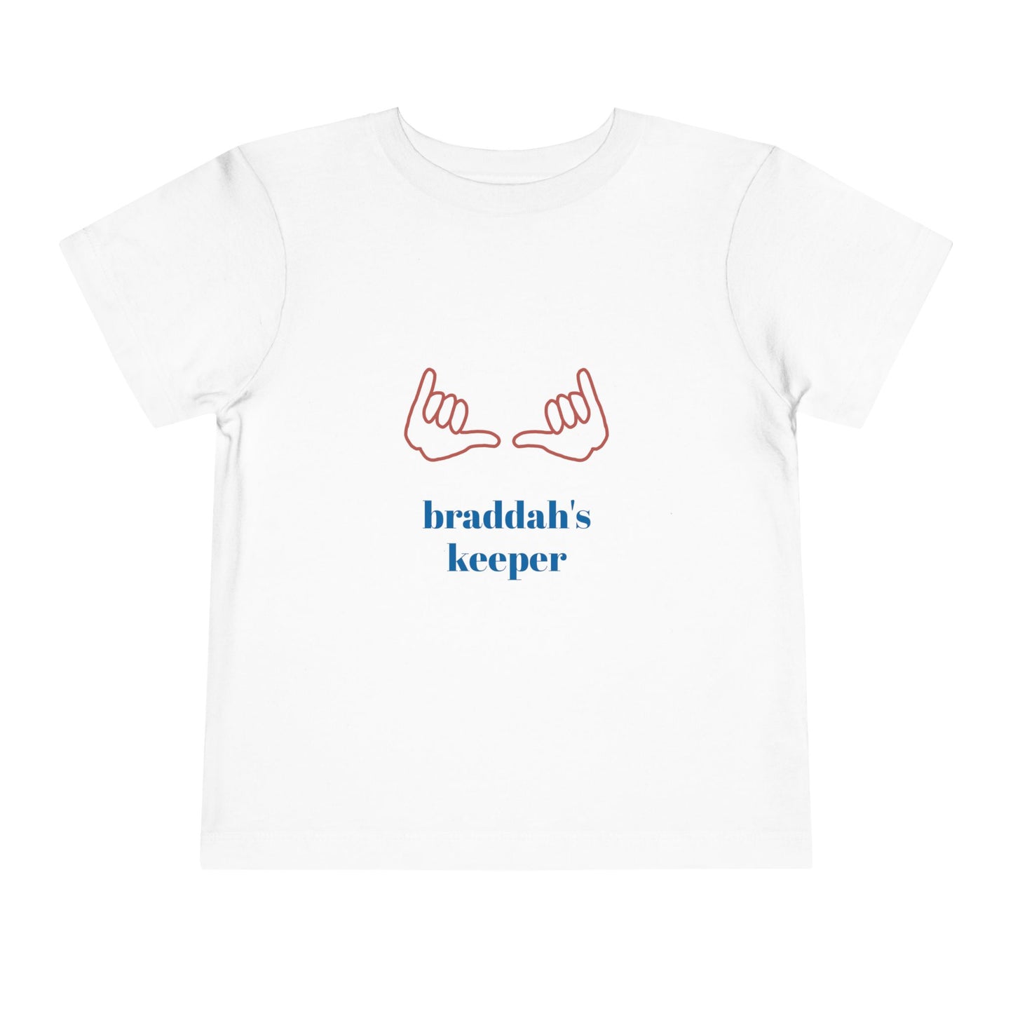 Toddler T-Shirt - Braddah's Keeper Shaka Ohana Hawaiian Shirt