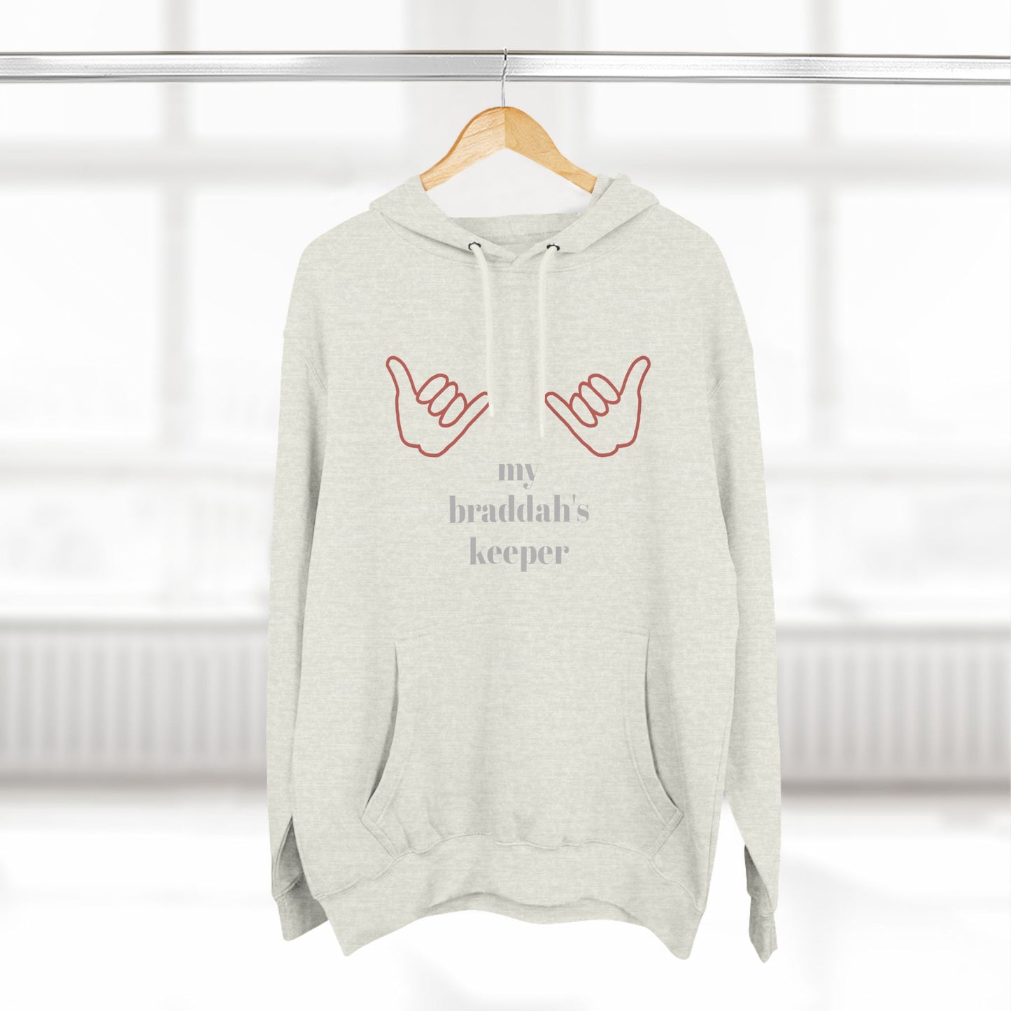 Braddah's Keeper Adjective Apparel Hoodie