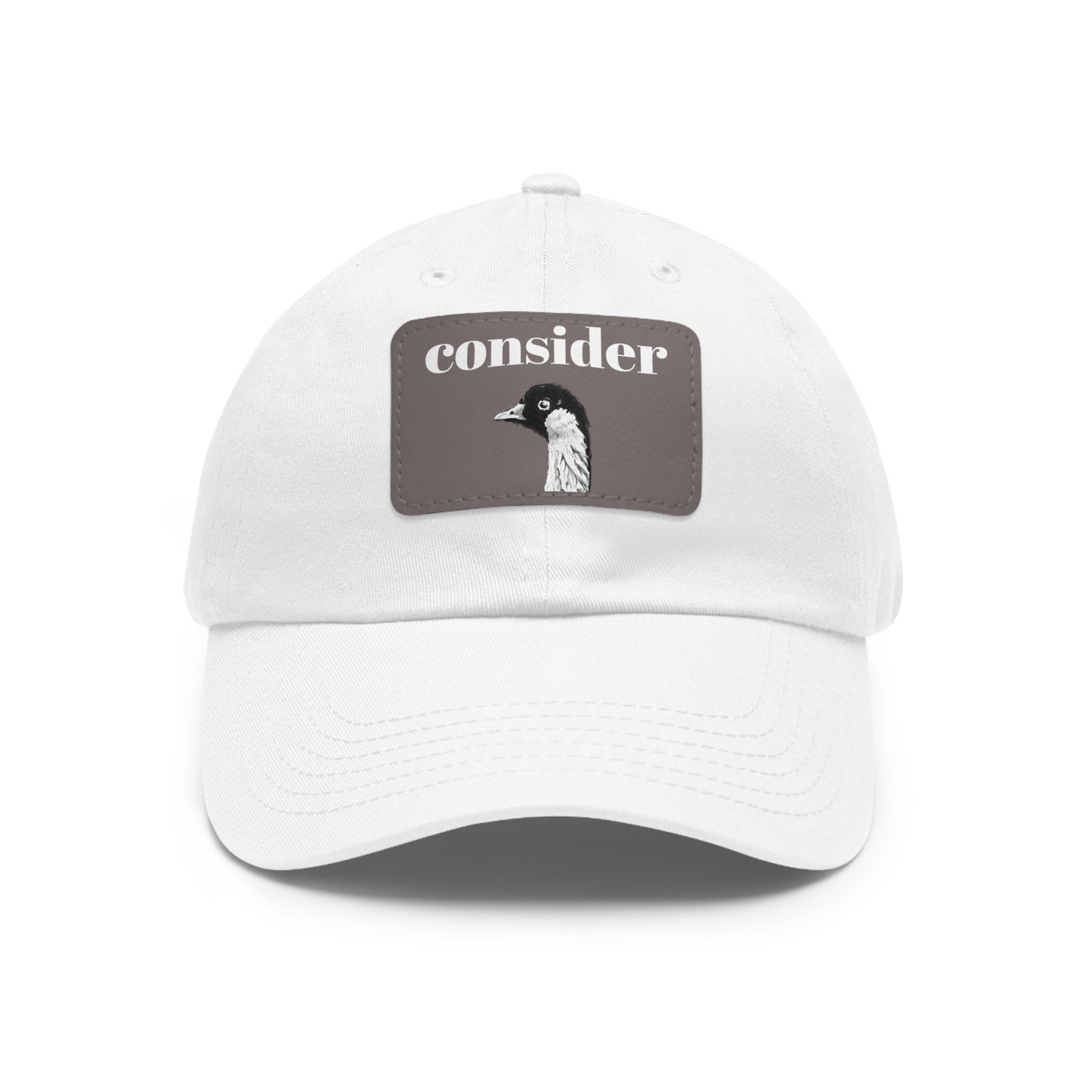 Consider the Birds Dad Hat with Leather Patch - Casual Stylish Cap for Nature Lovers
