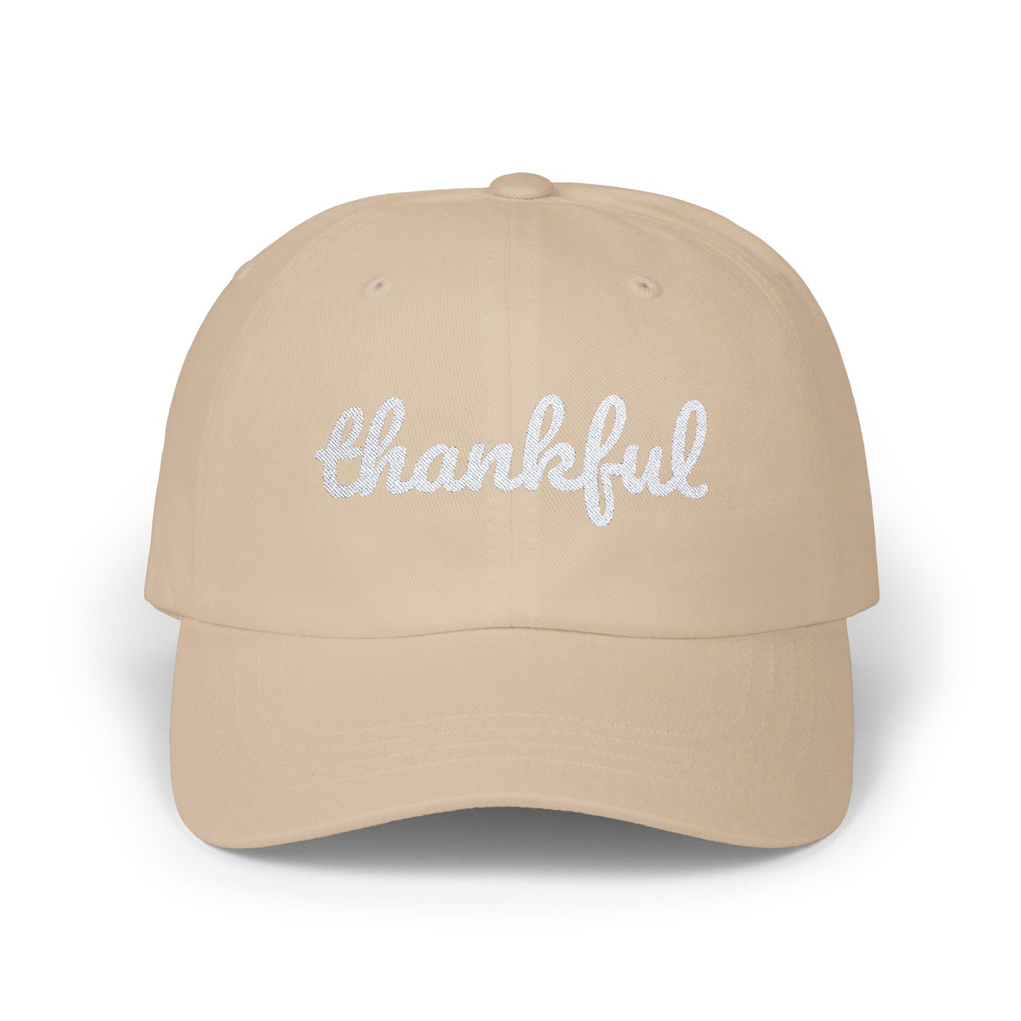Thankful Classic Cap, Colossians 3:15 Casual Hat, Gratitude Unisex Gift, Relaxed Fit Summer Cap, Everyday Wear