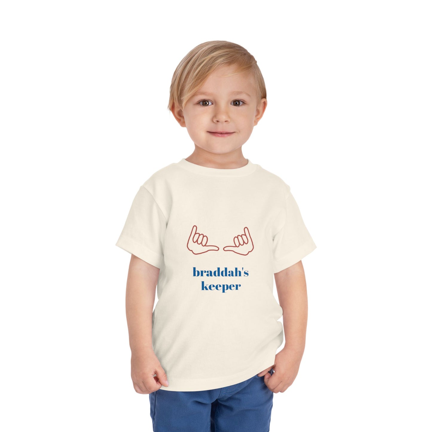 Toddler T-Shirt - Braddah's Keeper Shaka Ohana Hawaiian Shirt