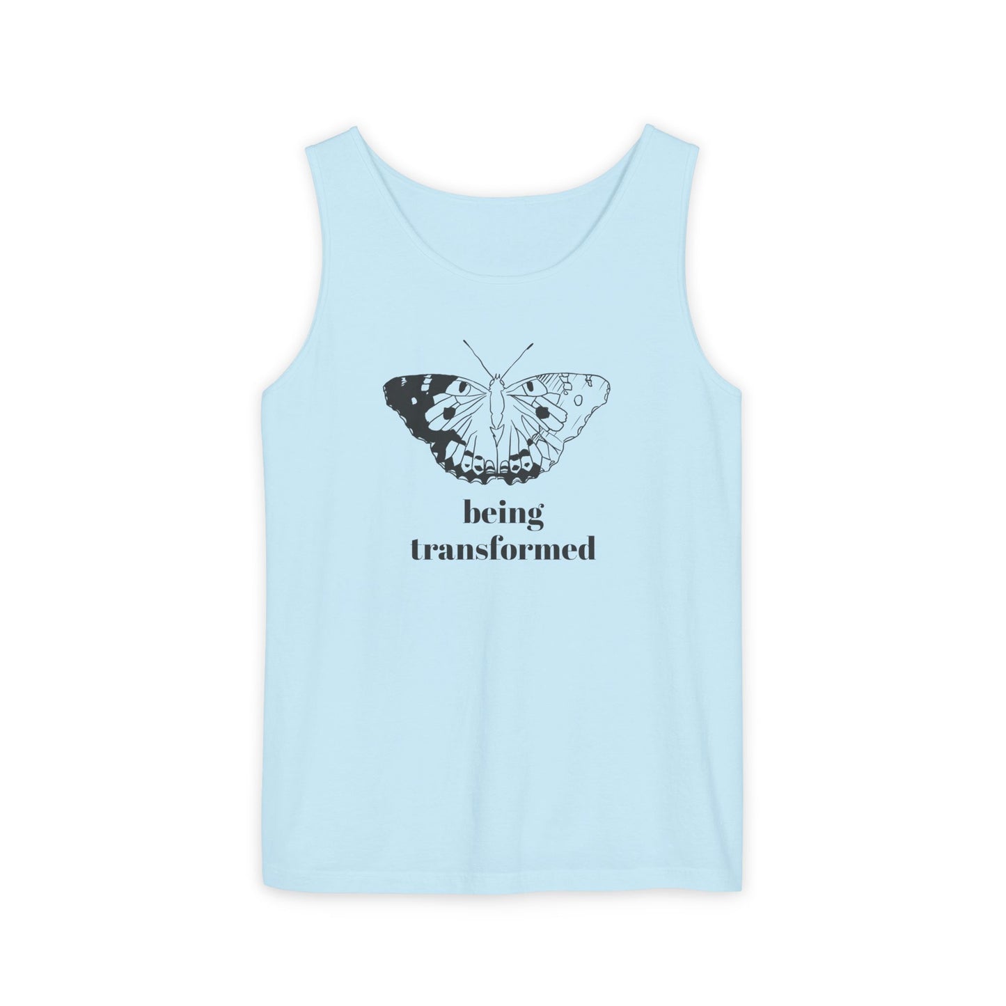 Being Transformed Butterfly Tank Top - Unisex Garment-Dyed