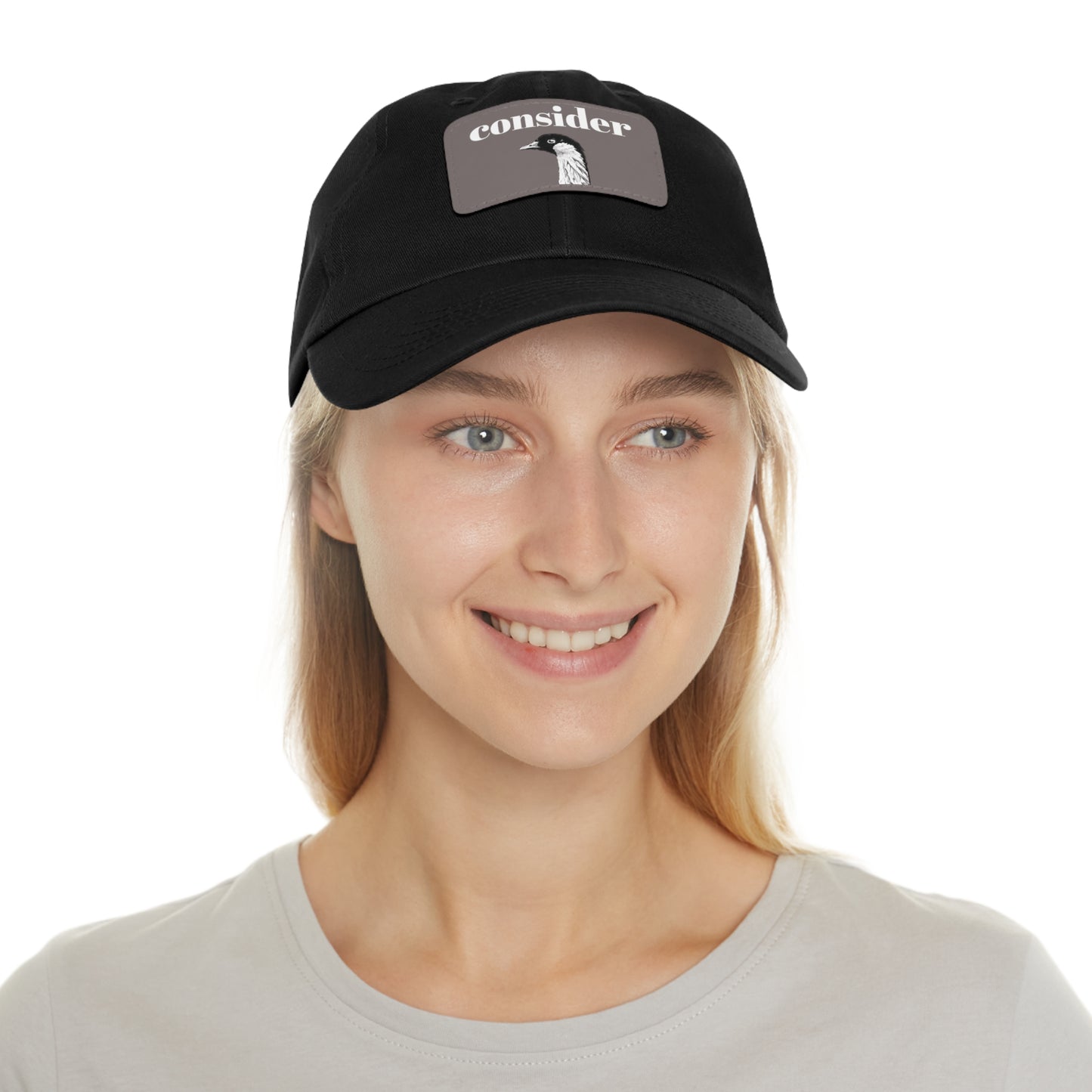 Consider the Birds Dad Hat with Leather Patch - Casual Stylish Cap for Nature Lovers