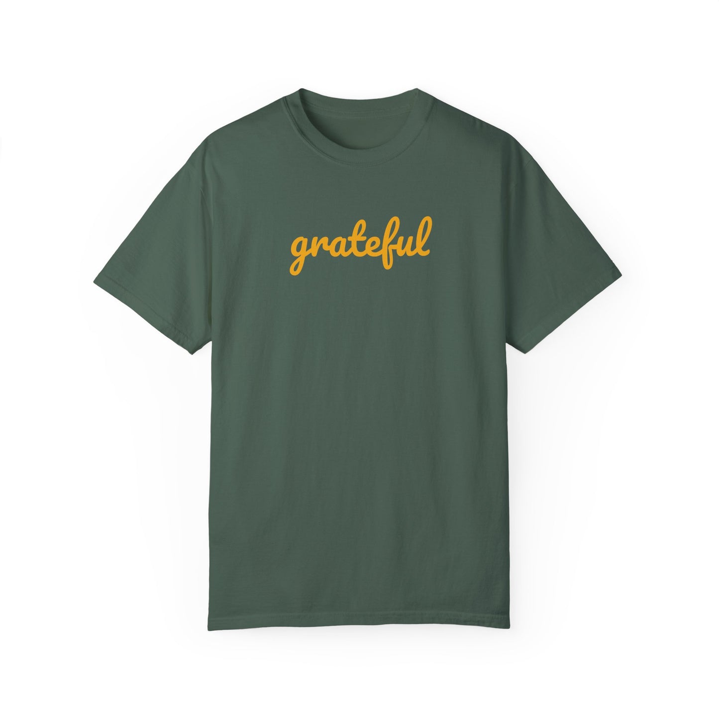 Grateful Comfort Colors 1717 Unisex T-shirt, Christian Bible Verse Tee, Inspirational Graphic Shirt, Religious Gift, Comfort
