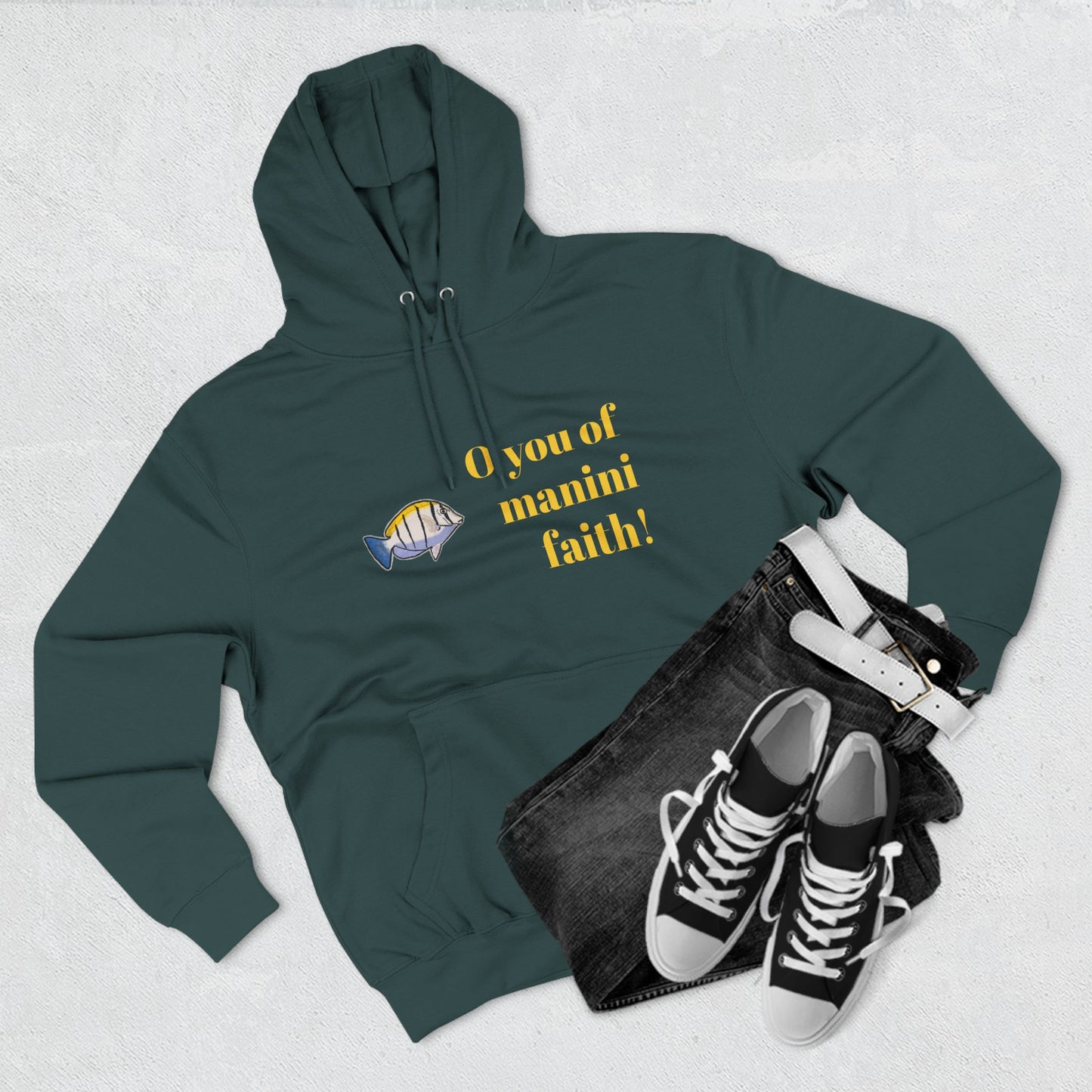 O You of Manini Faith Adjective Apparel Hoodie