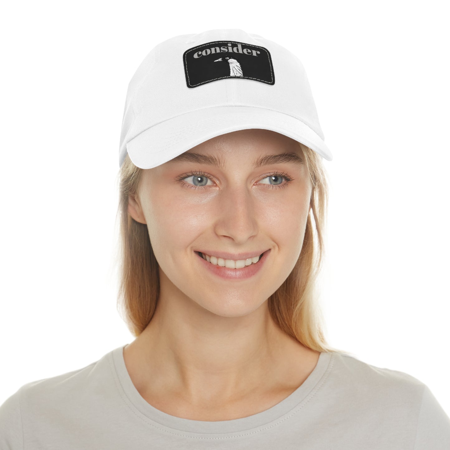 Consider the Birds Dad Hat with Leather Patch - Casual Stylish Cap for Nature Lovers