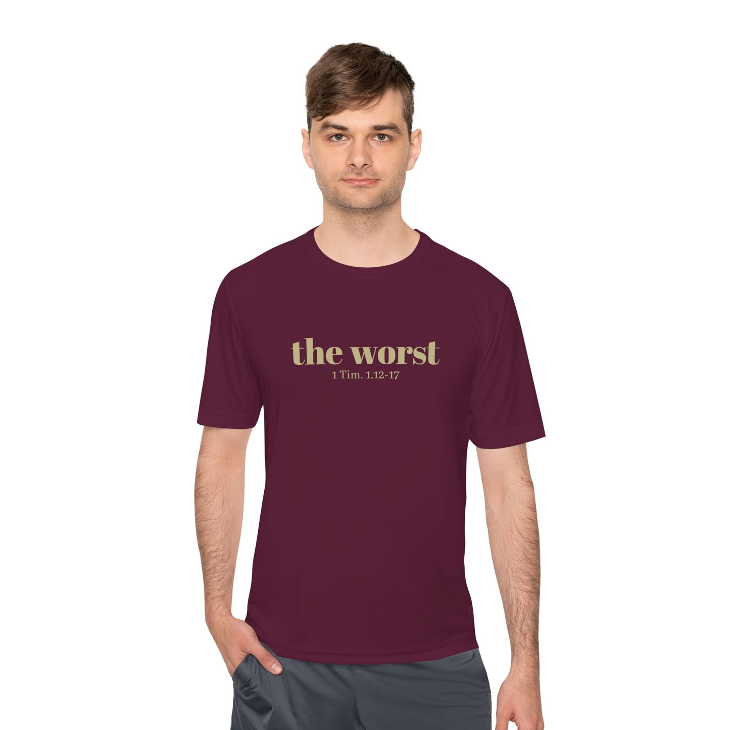 The Worst Performance Tee, Moisture Wicking Shirt, Unisex Activewear, Workout Lovers Gift, Exercising Gym Graphic Tee - Unisex Tee, Moisture