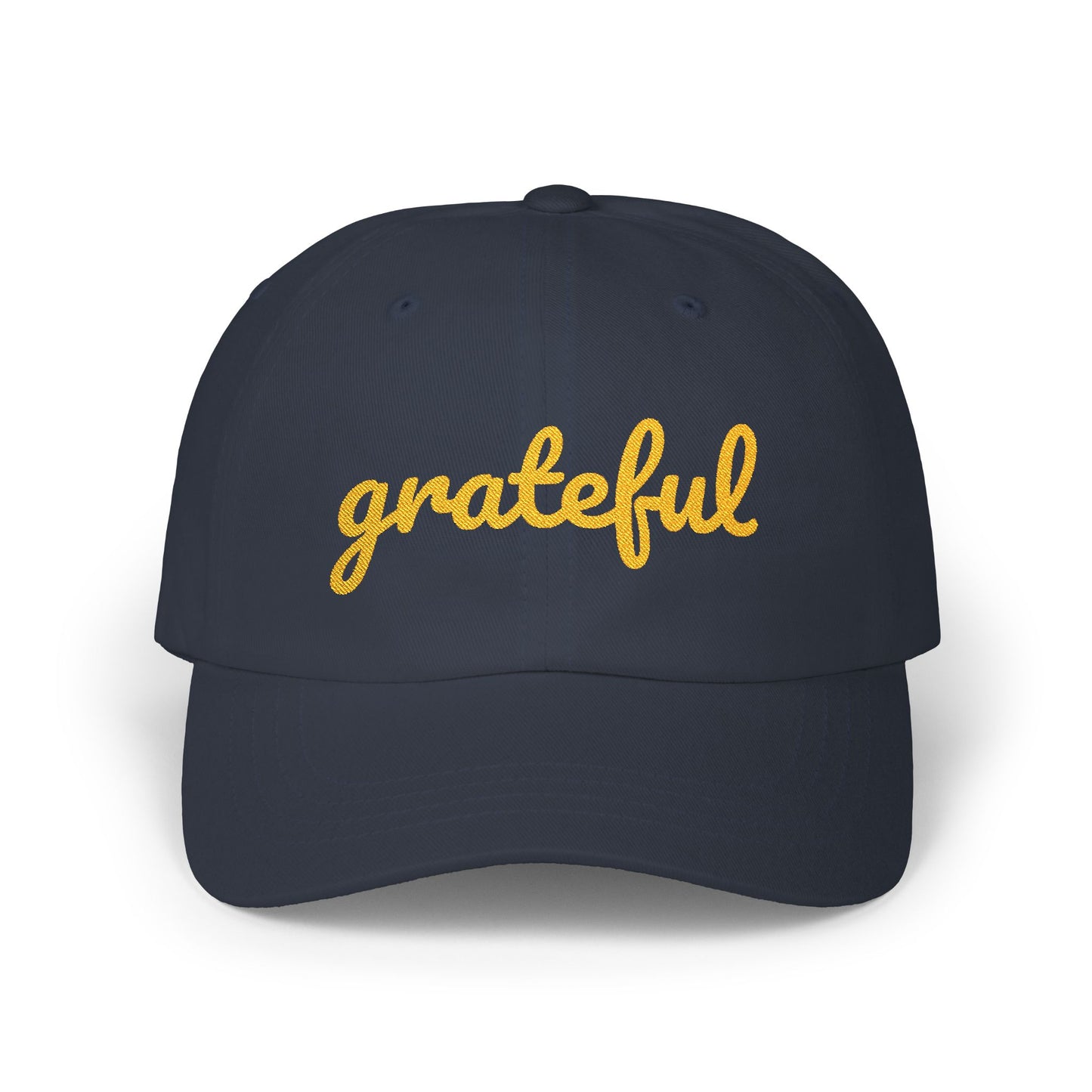 Grateful Classic Cap, Casual Hat, Unisex Gift, Relaxed Fit Summer Cap, Everyday Wear