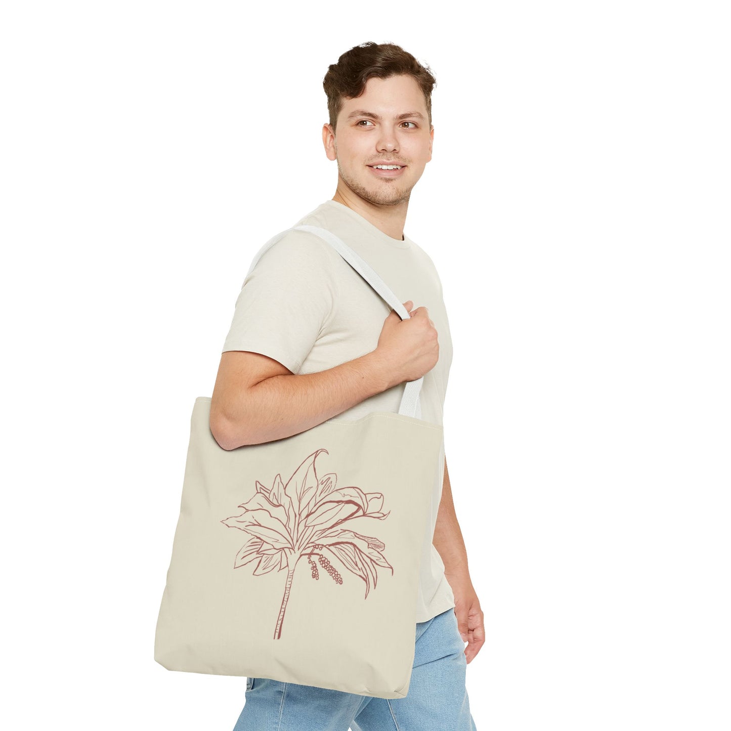 Fearfully and Wonderfully Made Psalm 139 Tote Bag, Inspirational Floral Canvas Bag, Eco-Friendly Shopping Tote, Travel, Motivational Gift