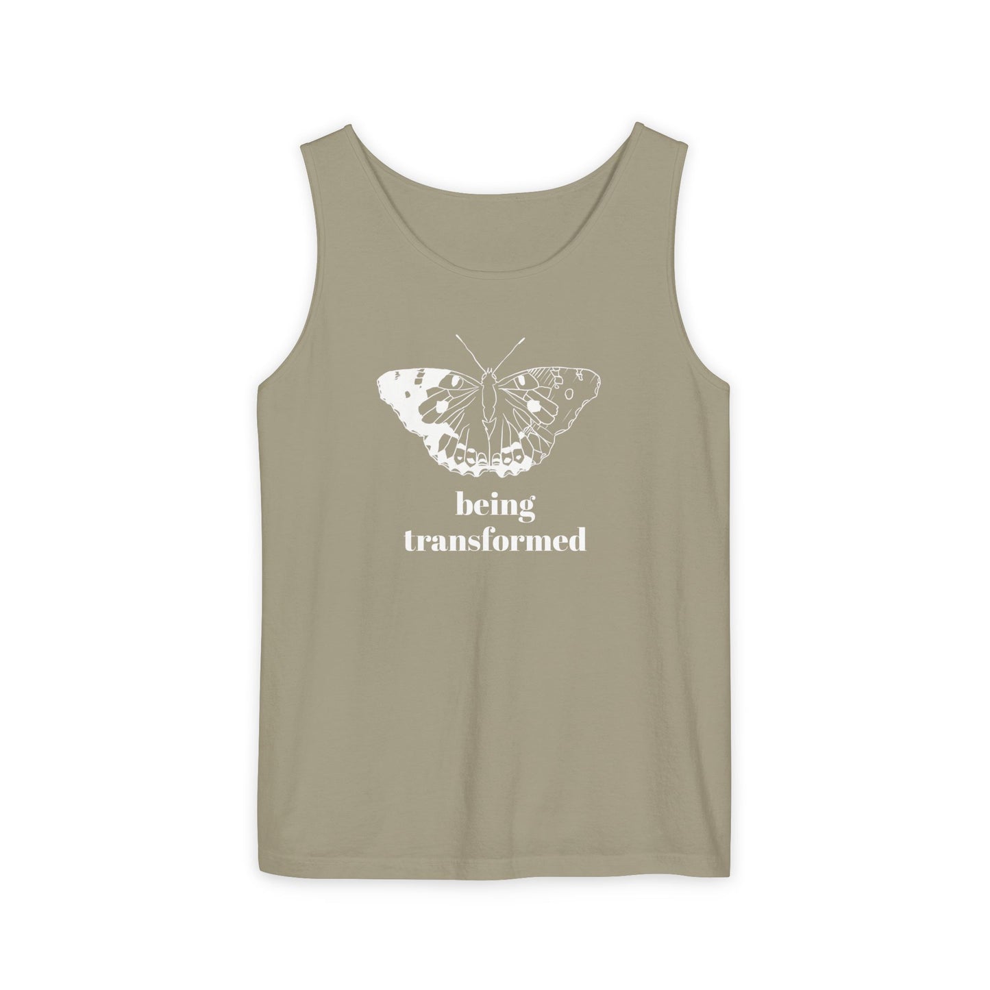 Being Transformed Butterfly Tank Top - Unisex Garment-Dyed