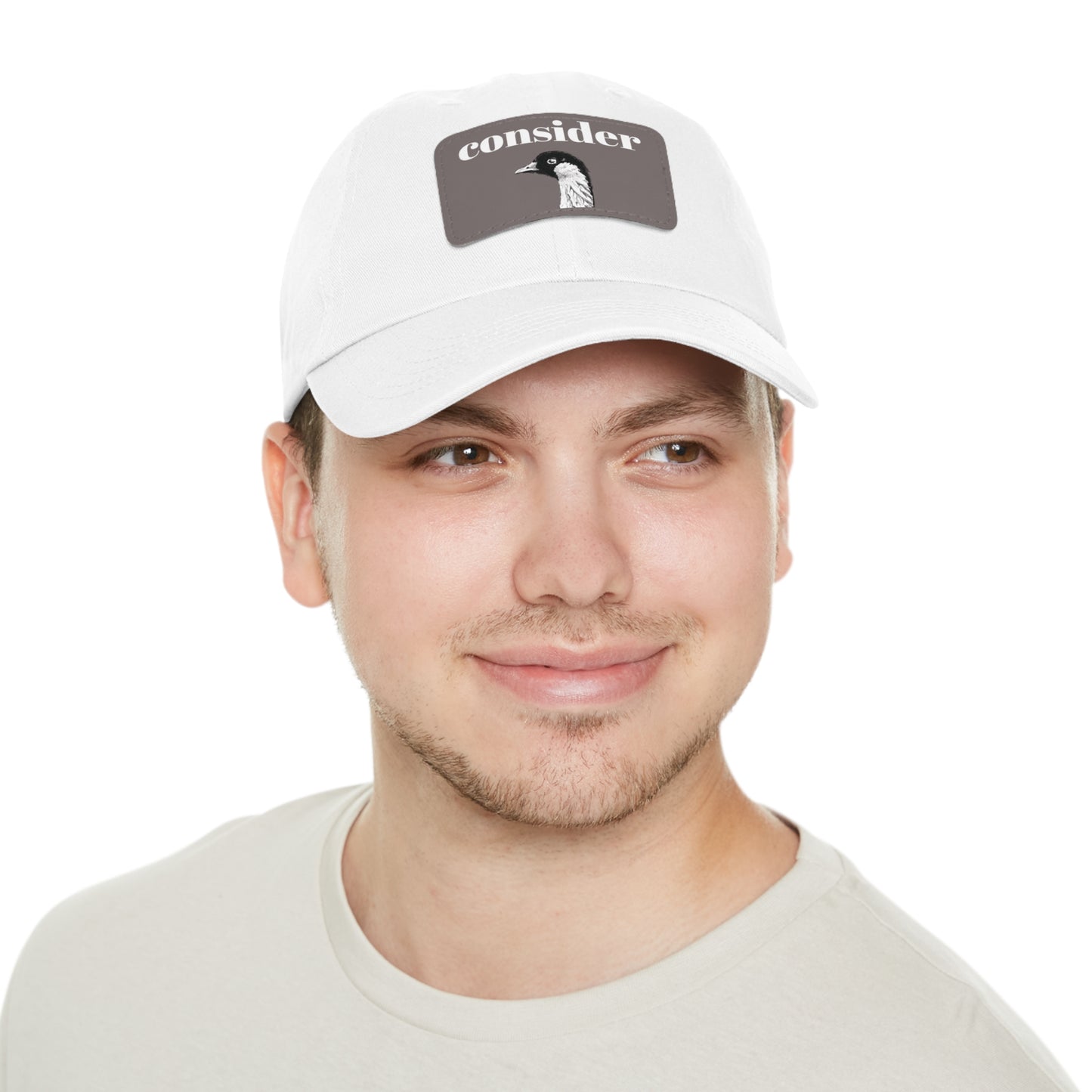 Consider the Birds Dad Hat with Leather Patch - Casual Stylish Cap for Nature Lovers