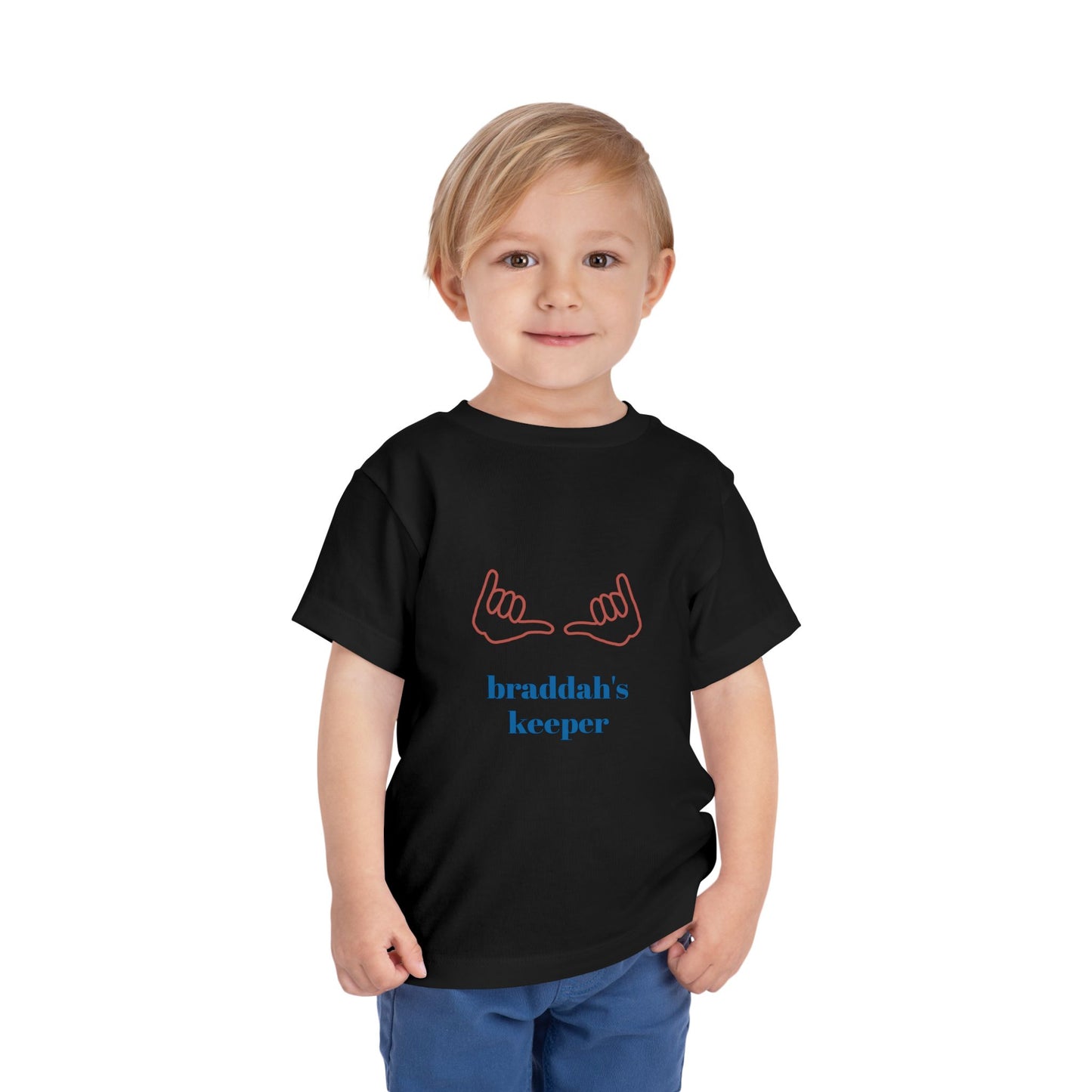 Toddler T-Shirt - Braddah's Keeper Shaka Ohana Hawaiian Shirt