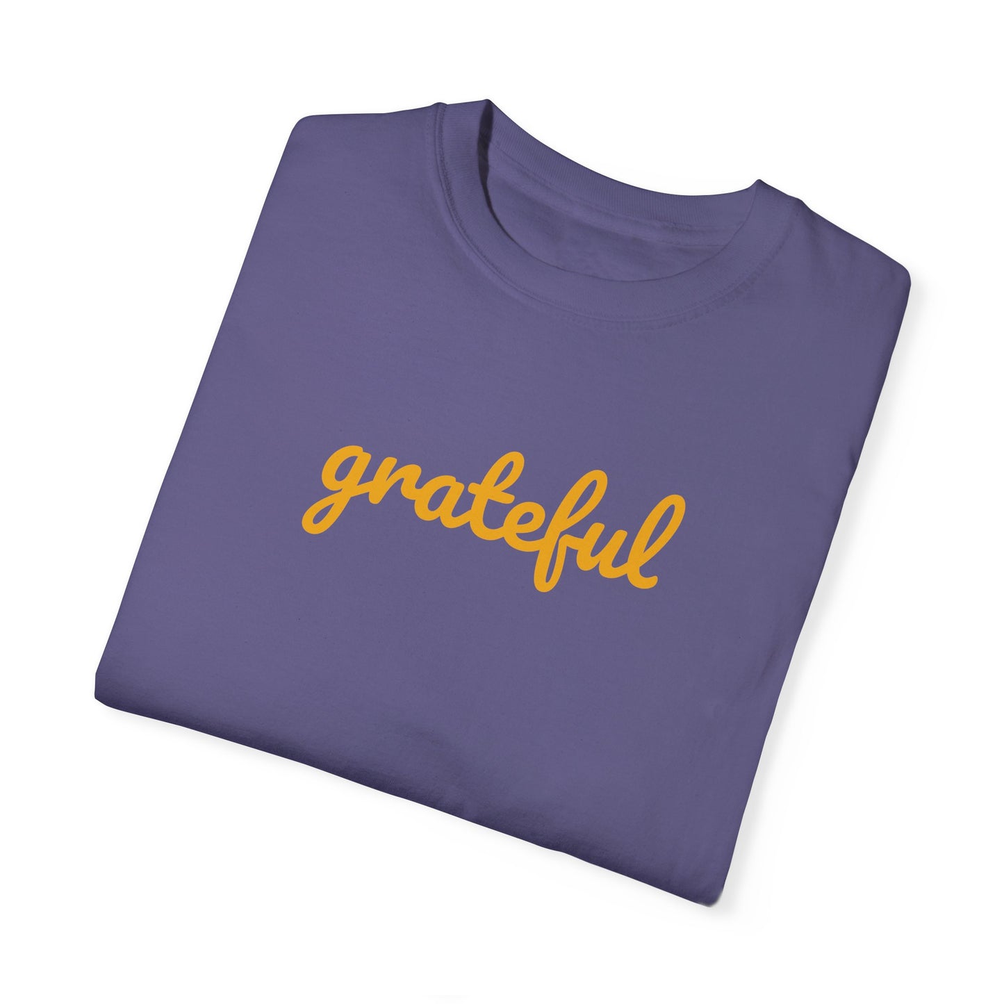 Grateful Comfort Colors 1717 Unisex T-shirt, Christian Bible Verse Tee, Inspirational Graphic Shirt, Religious Gift, Comfort