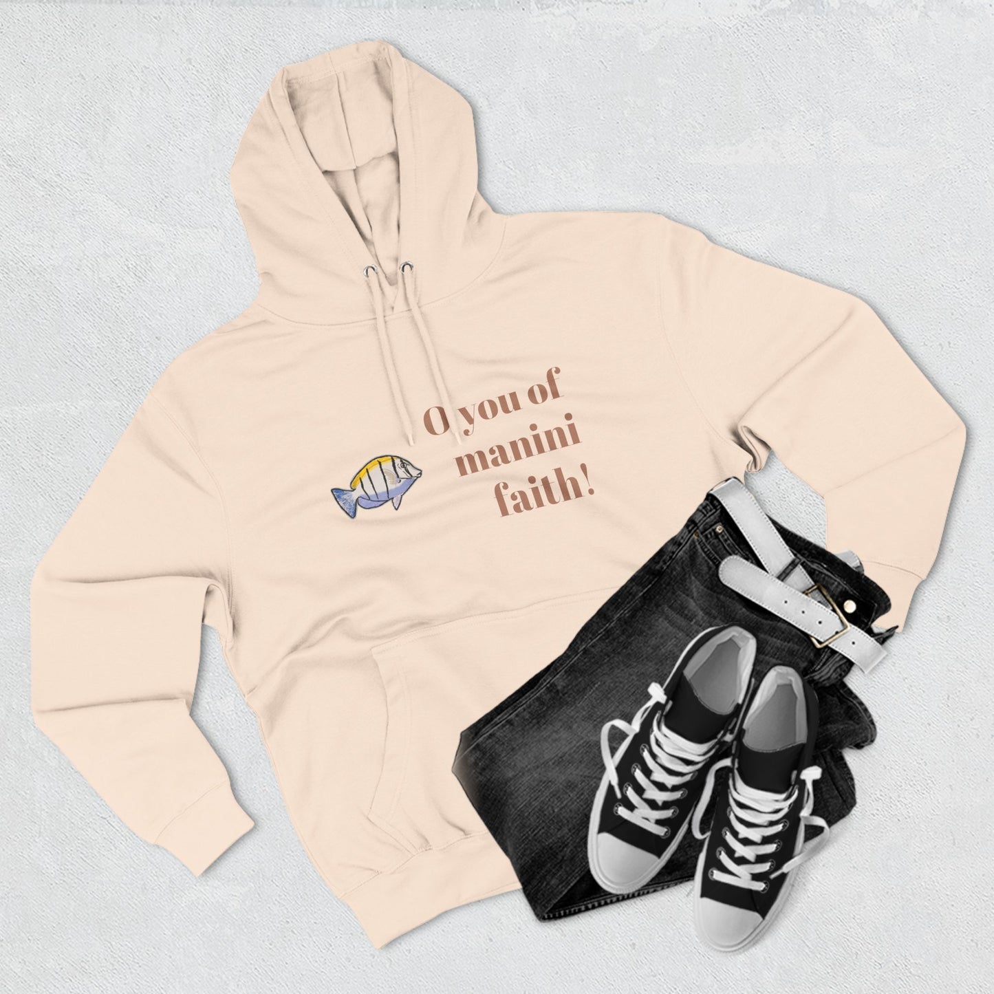 O You of Manini Faith Adjective Apparel Hoodie