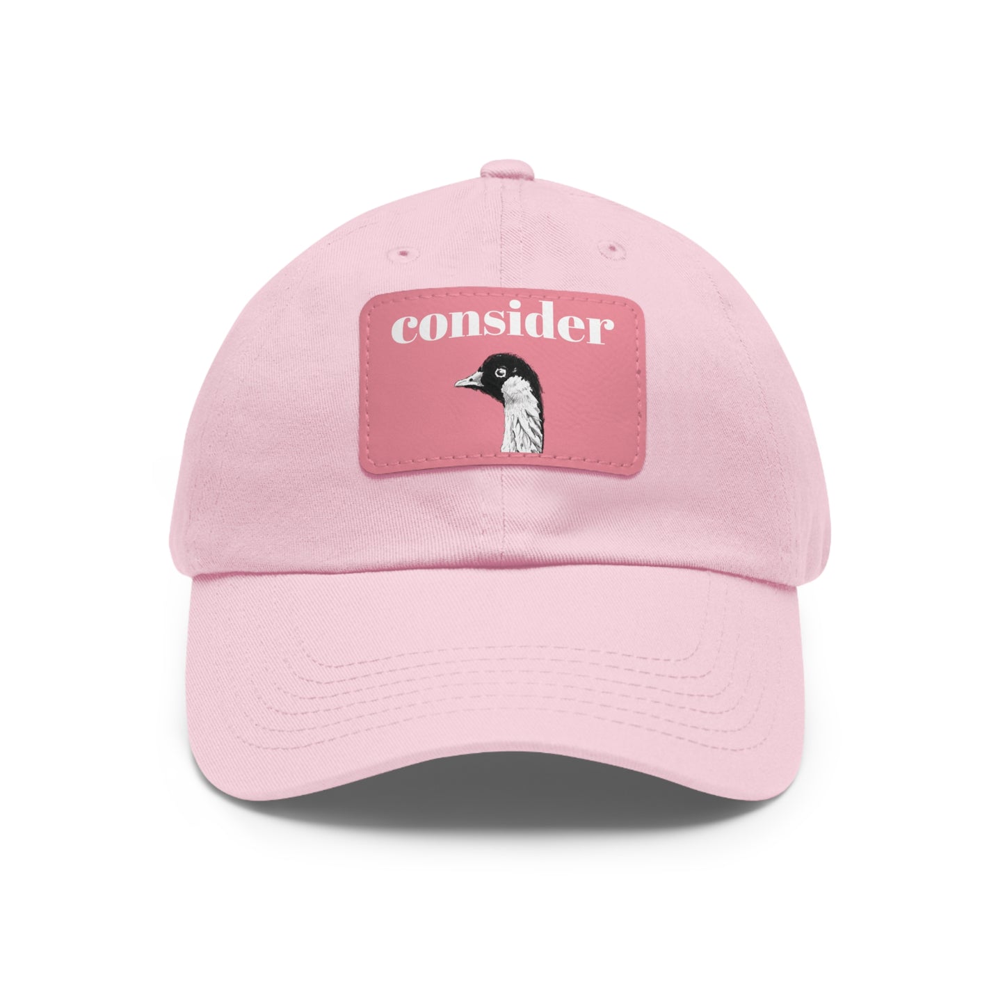 Consider the Birds Dad Hat with Leather Patch - Casual Stylish Cap for Nature Lovers