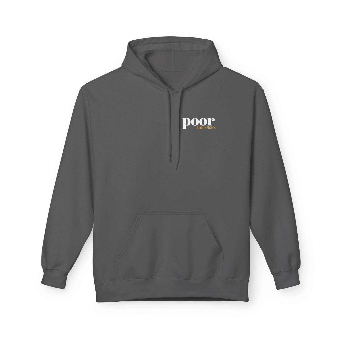 Poor Hoodie Jesus Sermon on the Mount Minimalist Unisex Hoodie, Religious Soft Fleece Sweatshirt, Christian Graphic Pullover, Religious