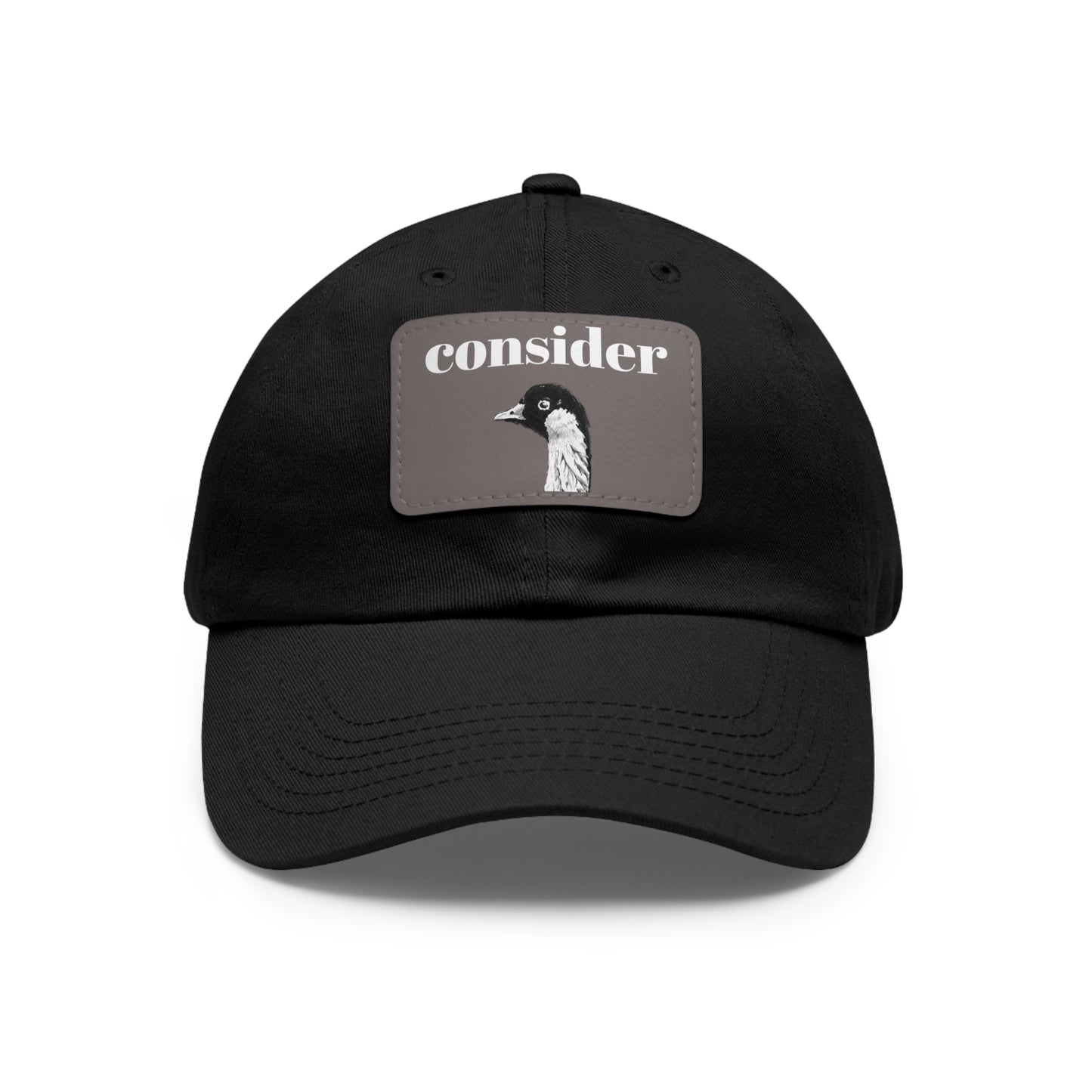 Consider the Birds Dad Hat with Leather Patch - Casual Stylish Cap for Nature Lovers