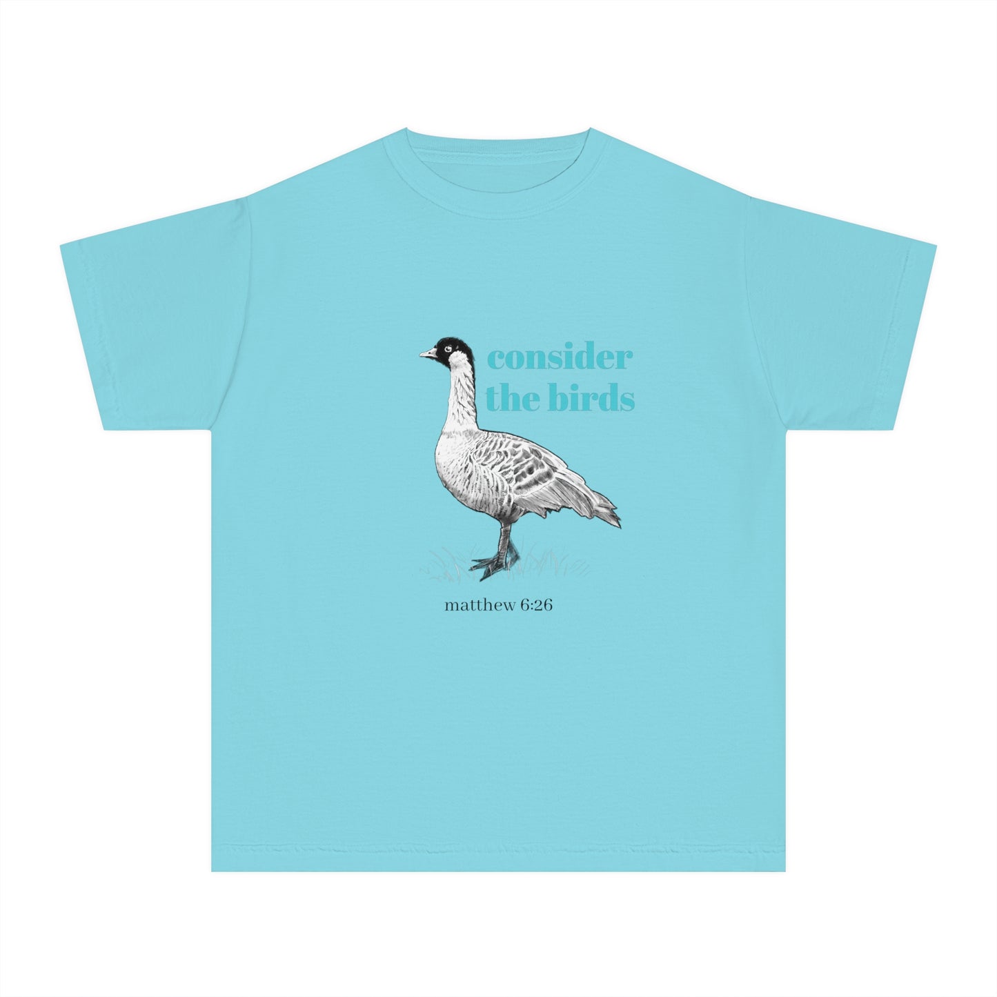 Youth Midweight Tee - 'Consider the Birds'
