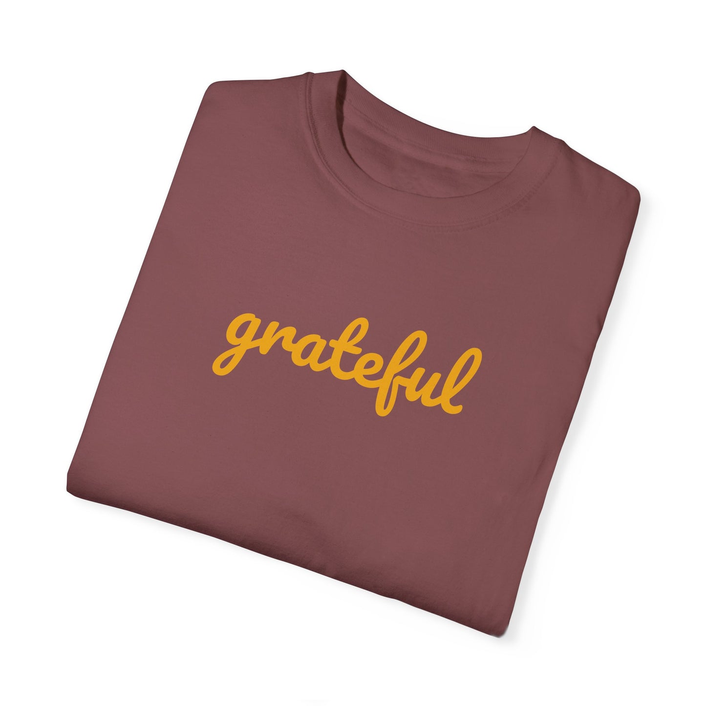 Grateful Comfort Colors 1717 Unisex T-shirt, Christian Bible Verse Tee, Inspirational Graphic Shirt, Religious Gift, Comfort