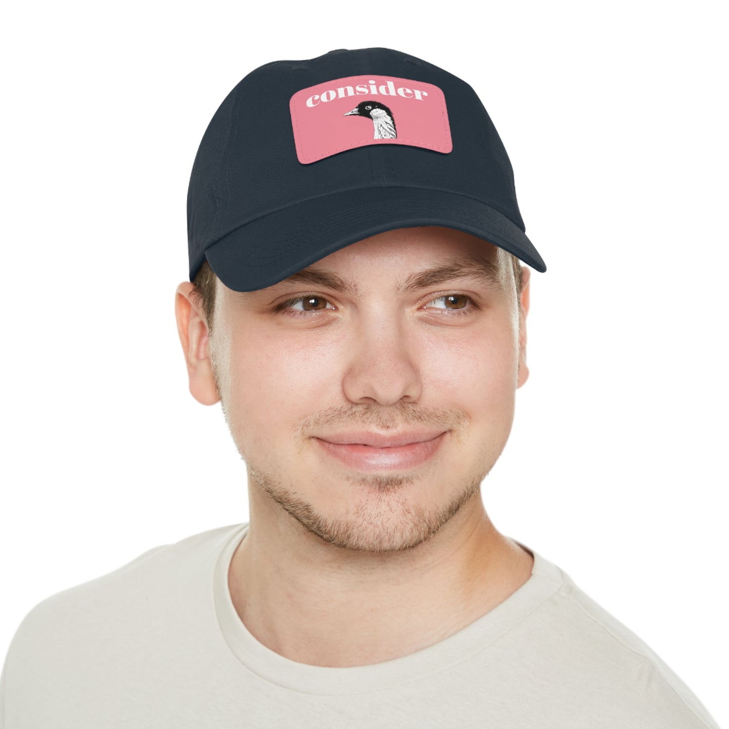 Consider the Birds Dad Hat with Leather Patch - Casual Stylish Cap for Nature Lovers