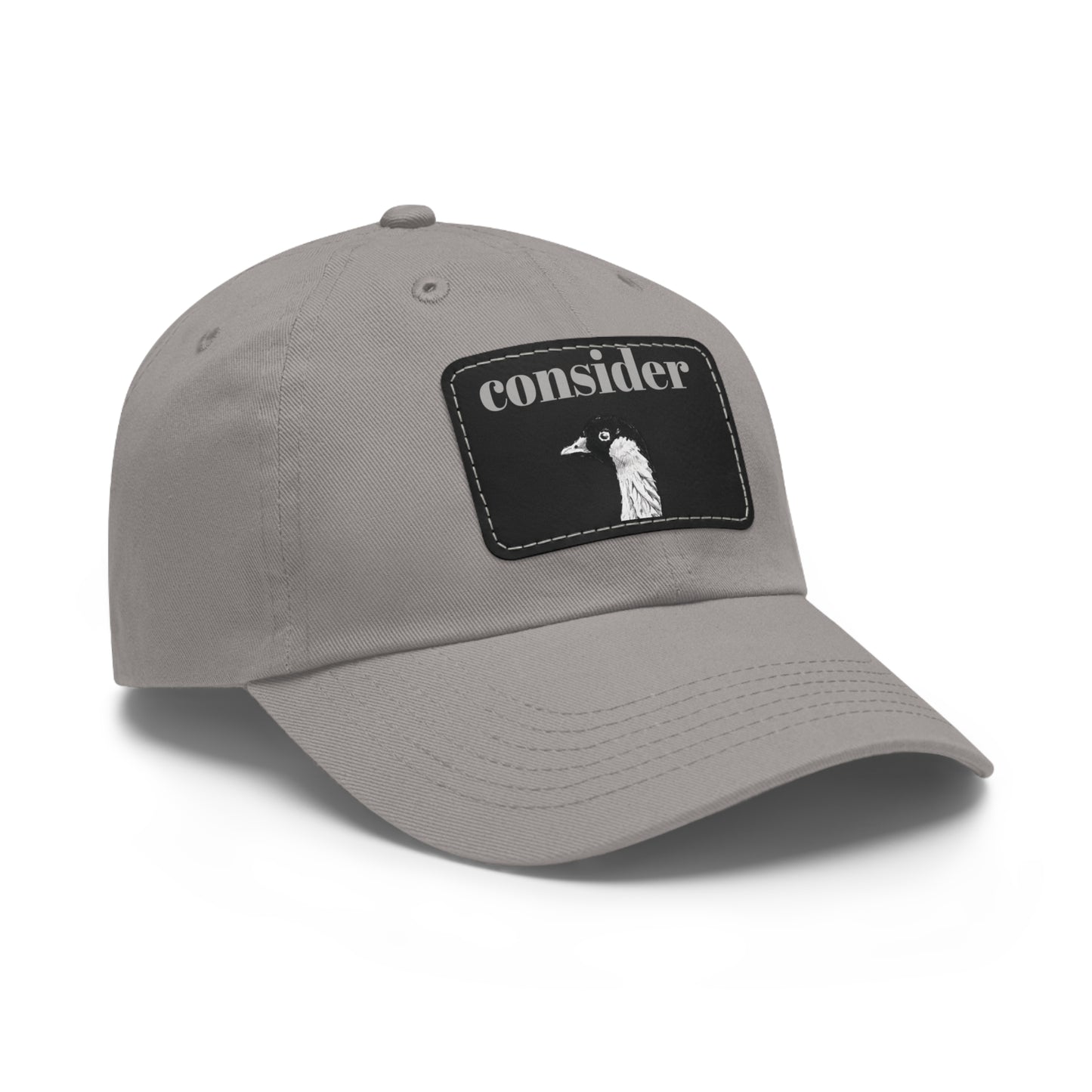 Consider the Birds Dad Hat with Leather Patch - Casual Stylish Cap for Nature Lovers