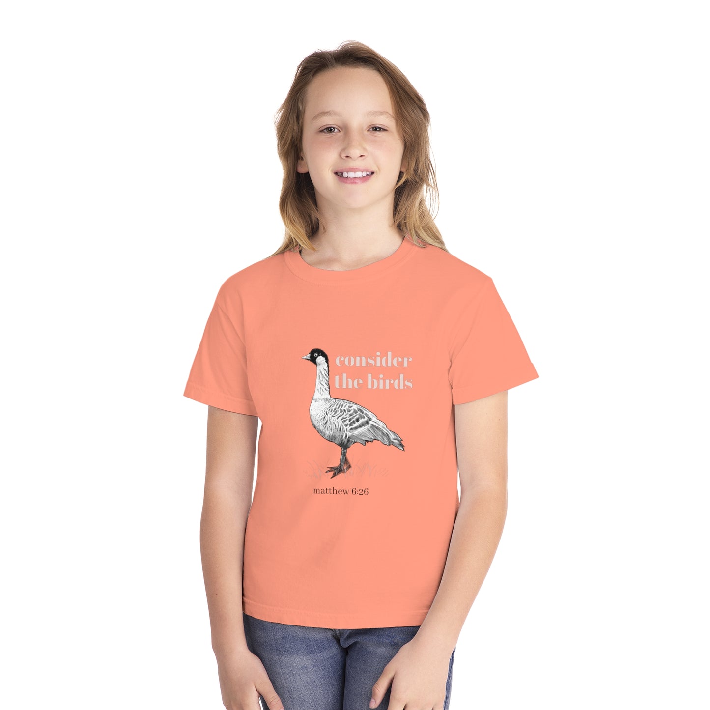 Youth Midweight Tee - 'Consider the Birds'