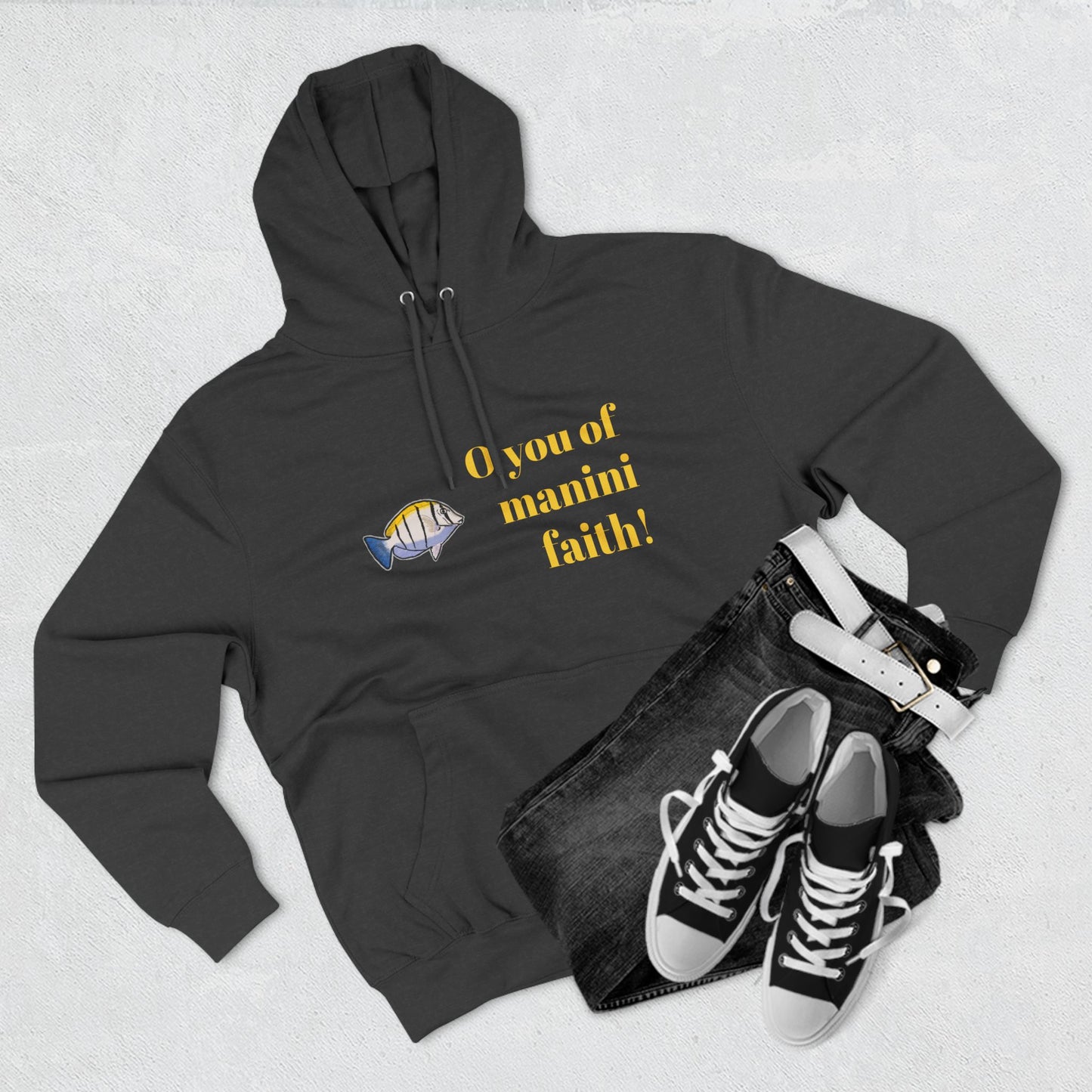 O You of Manini Faith Adjective Apparel Hoodie