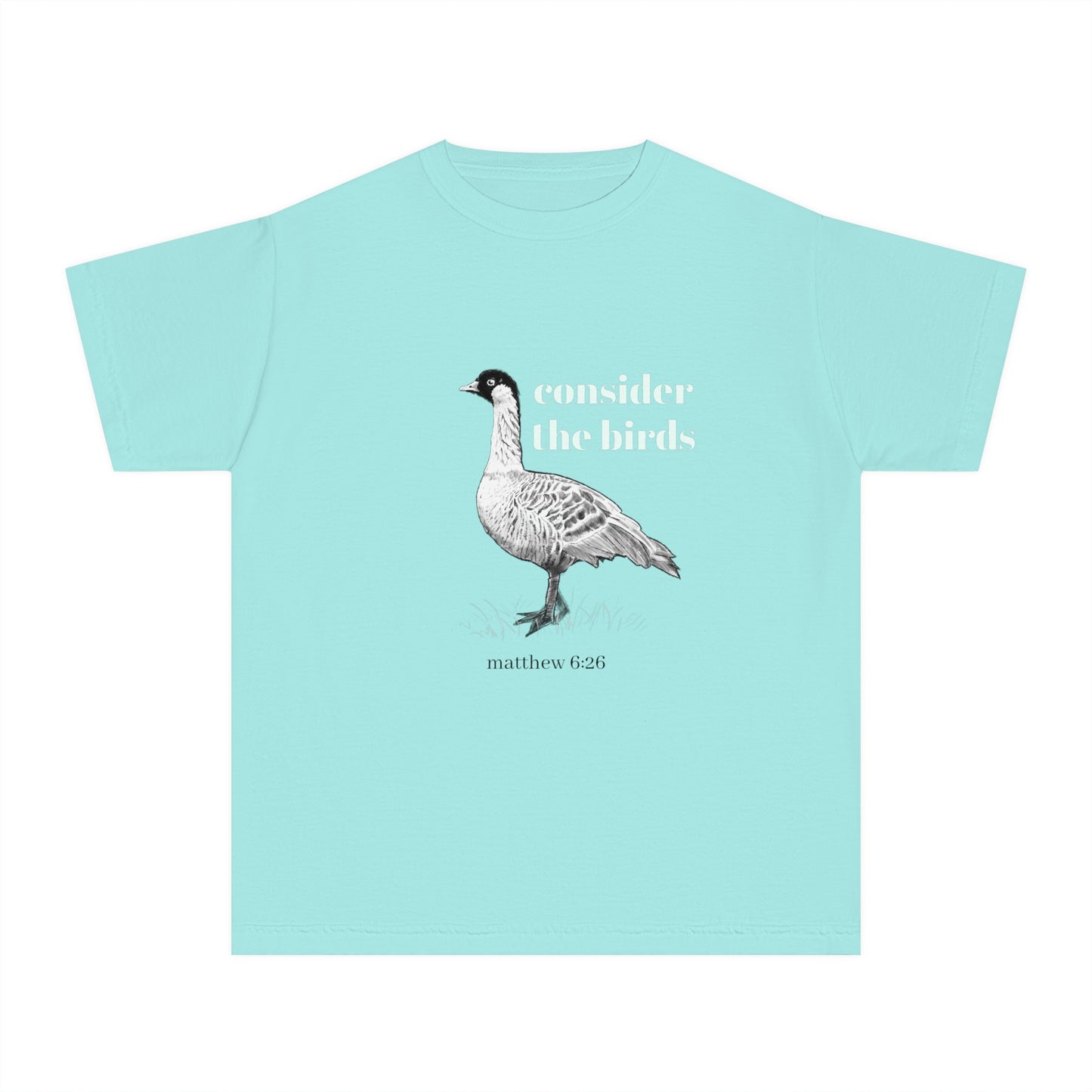 Youth Midweight Tee - 'Consider the Birds'