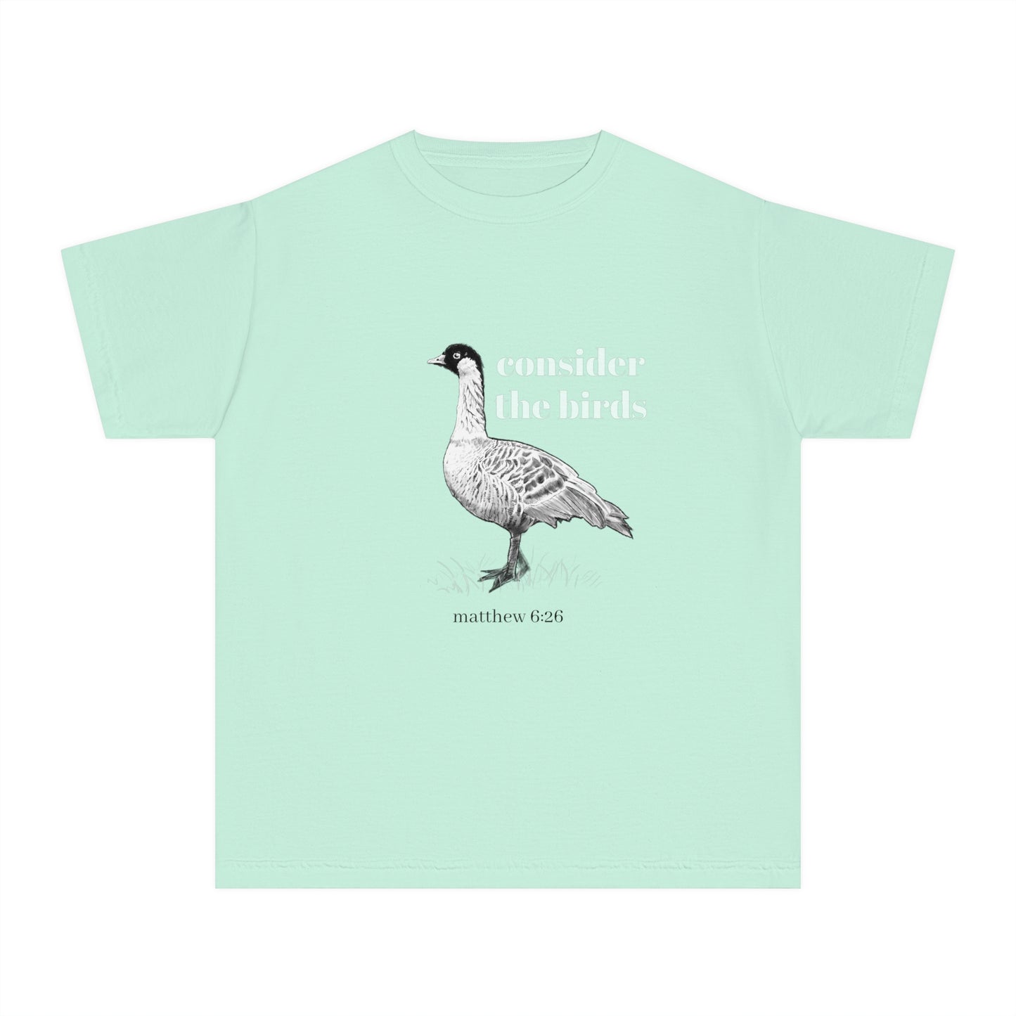 Youth Midweight Tee - 'Consider the Birds'