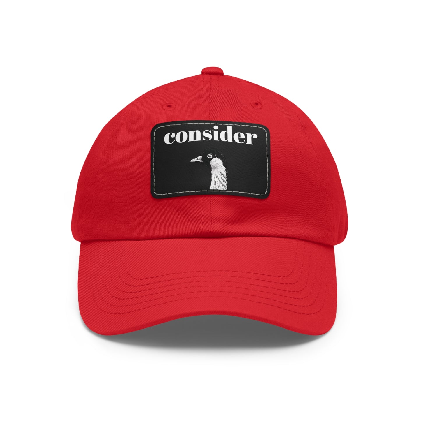 Consider the Birds Dad Hat with Leather Patch - Casual Stylish Cap for Nature Lovers