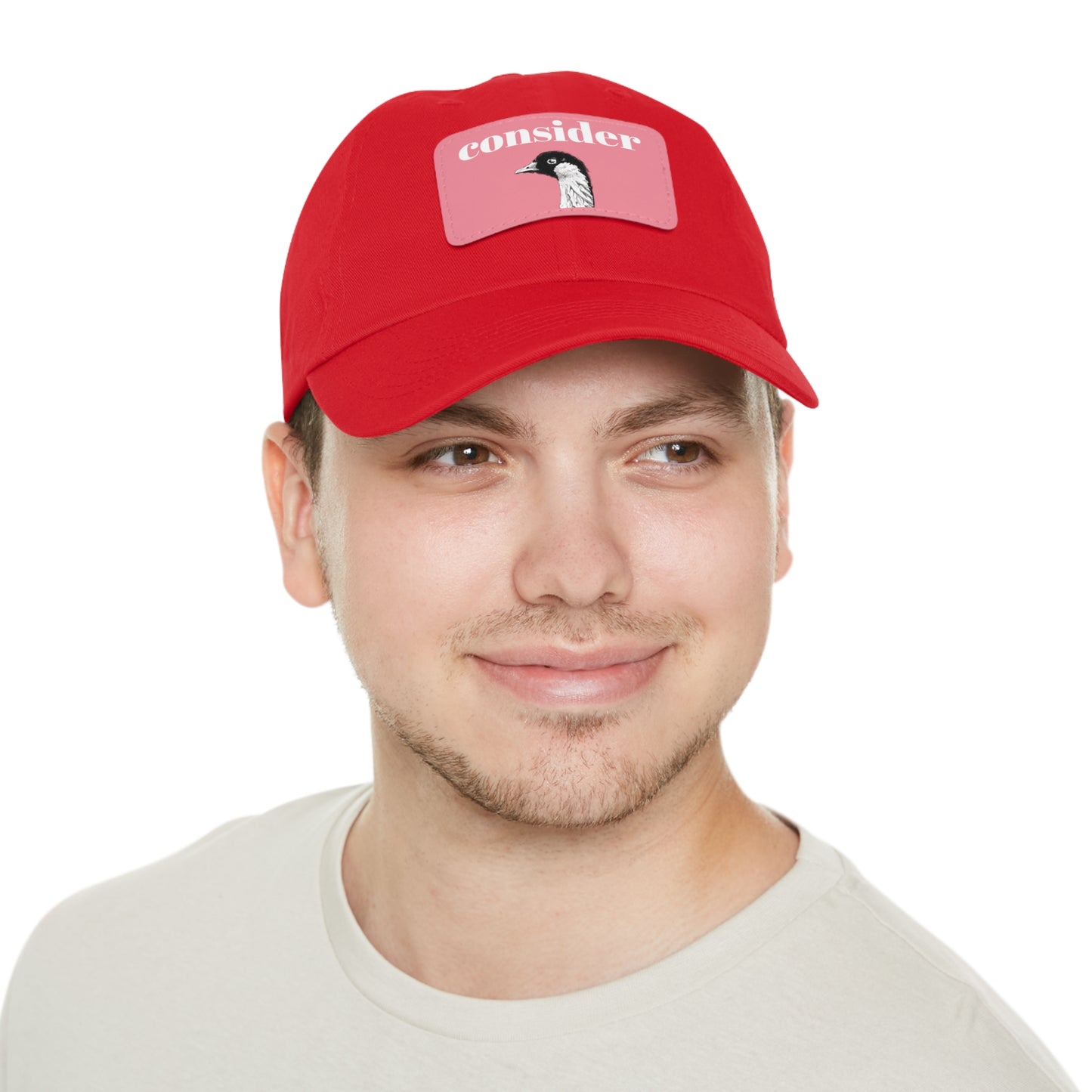 Consider the Birds Dad Hat with Leather Patch - Casual Stylish Cap for Nature Lovers
