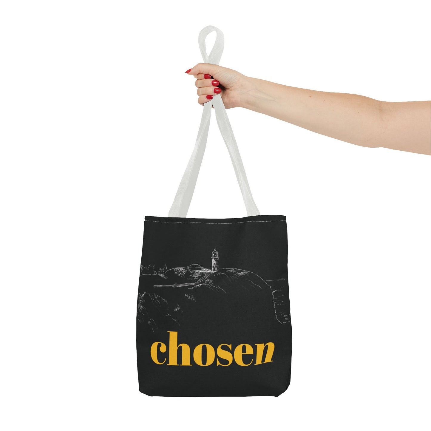 Chosen Lighthouse Tote Bag - 1 Peter 2:9