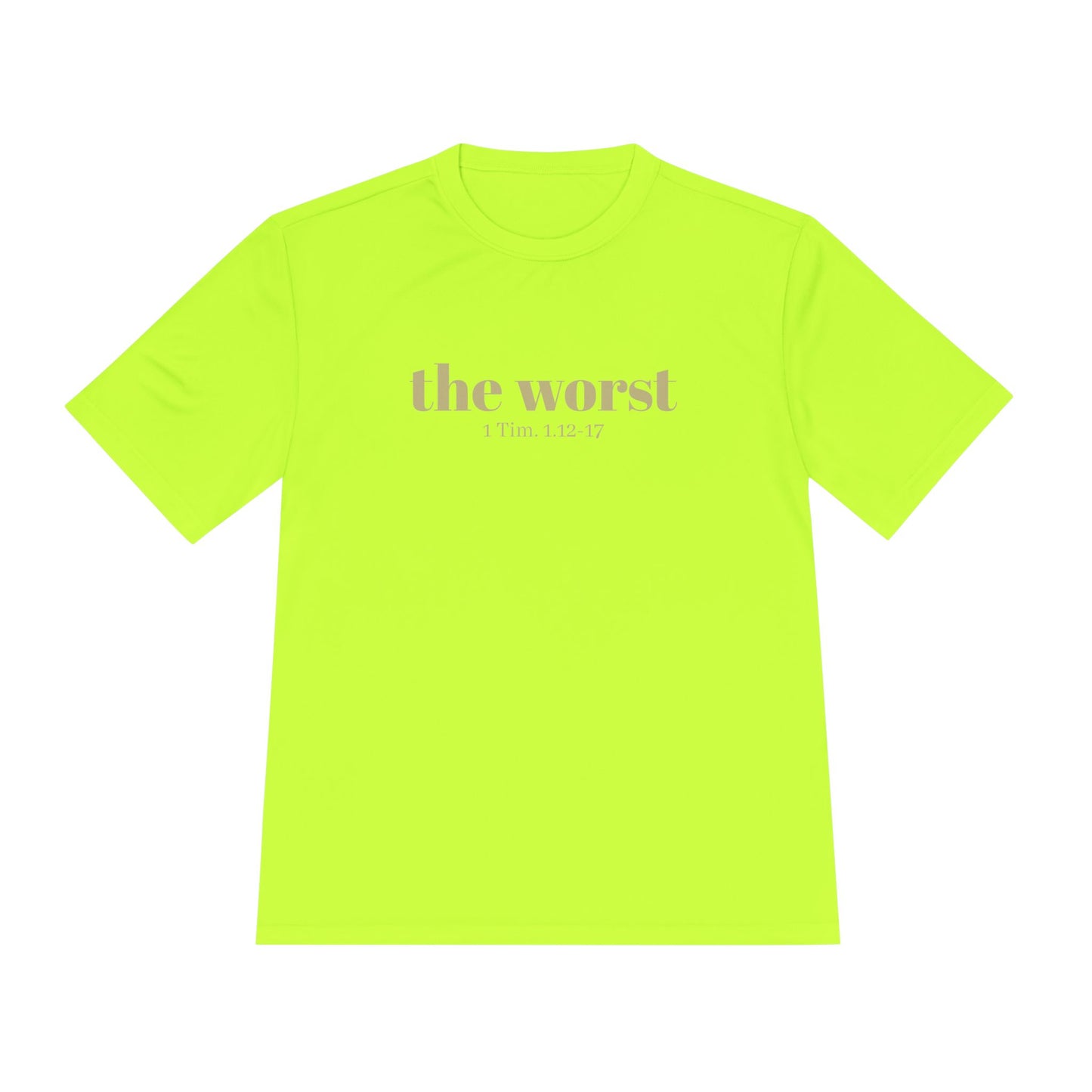 The Worst Performance Tee, Moisture Wicking Shirt, Unisex Activewear, Workout Lovers Gift, Exercising Gym Graphic Tee - Unisex Tee, Moisture