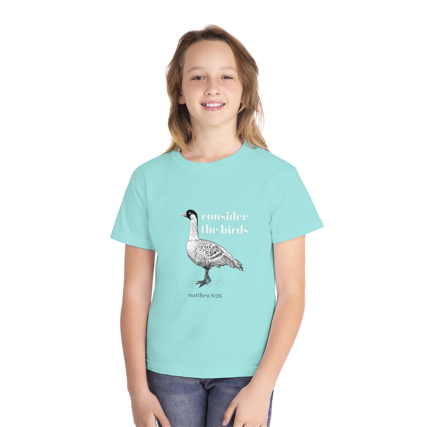 Youth Midweight Tee - 'Consider the Birds'