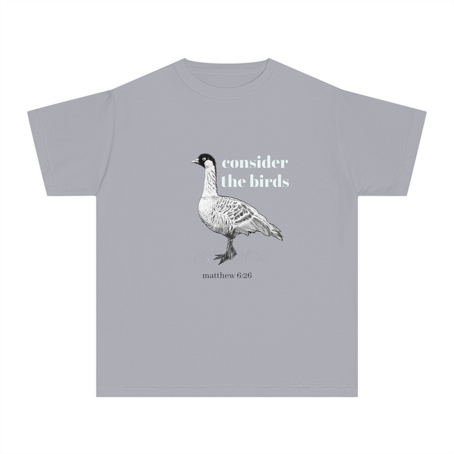 Youth Midweight Tee - 'Consider the Birds'