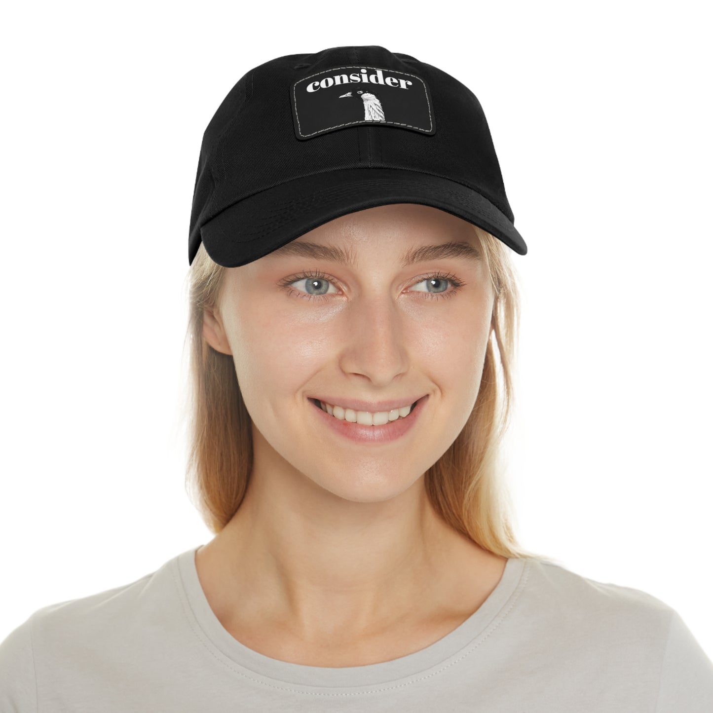 Consider the Birds Dad Hat with Leather Patch - Casual Stylish Cap for Nature Lovers