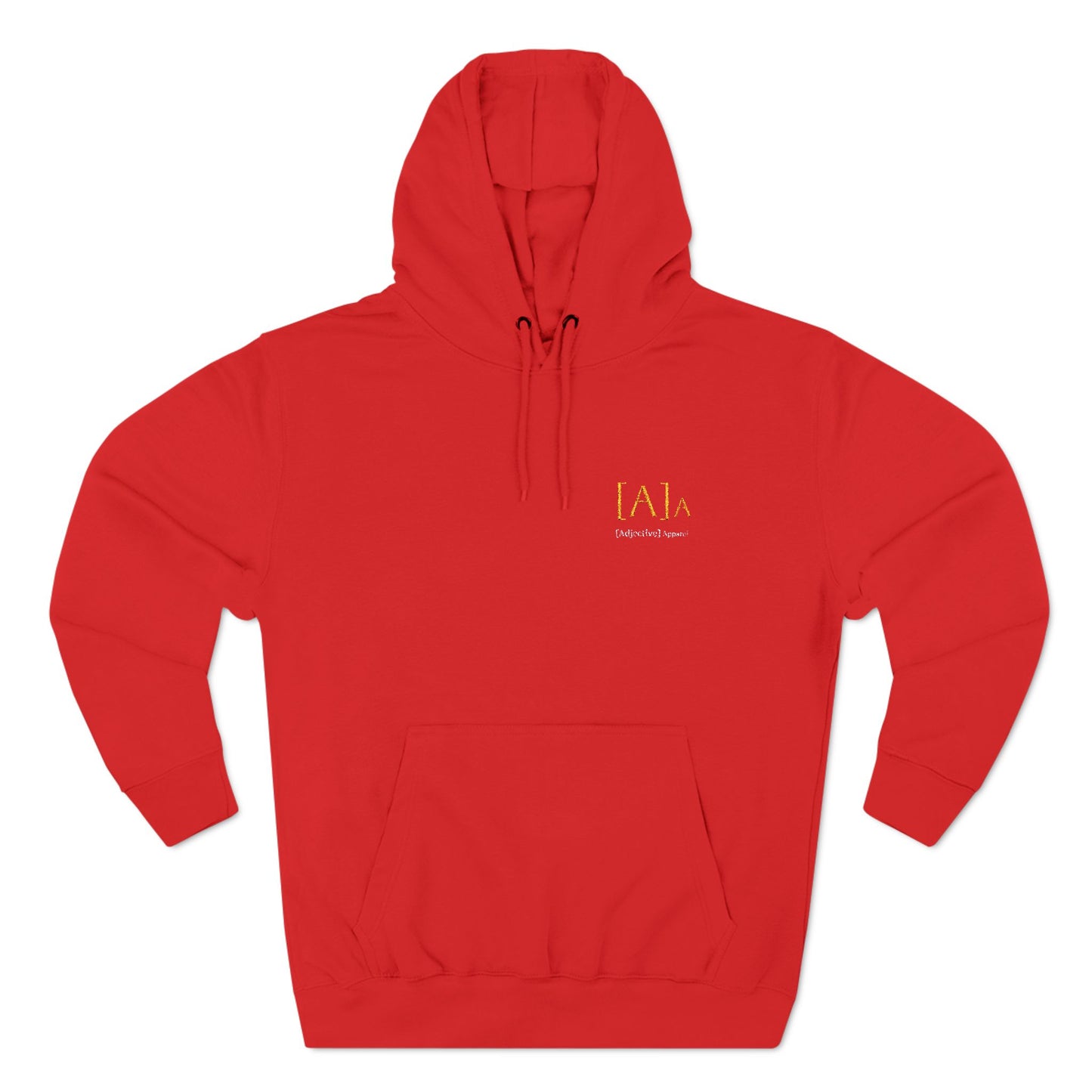 Embroidered Adjective Apparel Logo Hoodie
