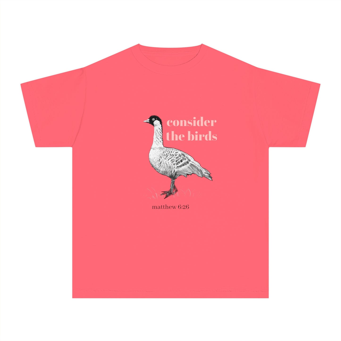 Youth Midweight Tee - 'Consider the Birds'