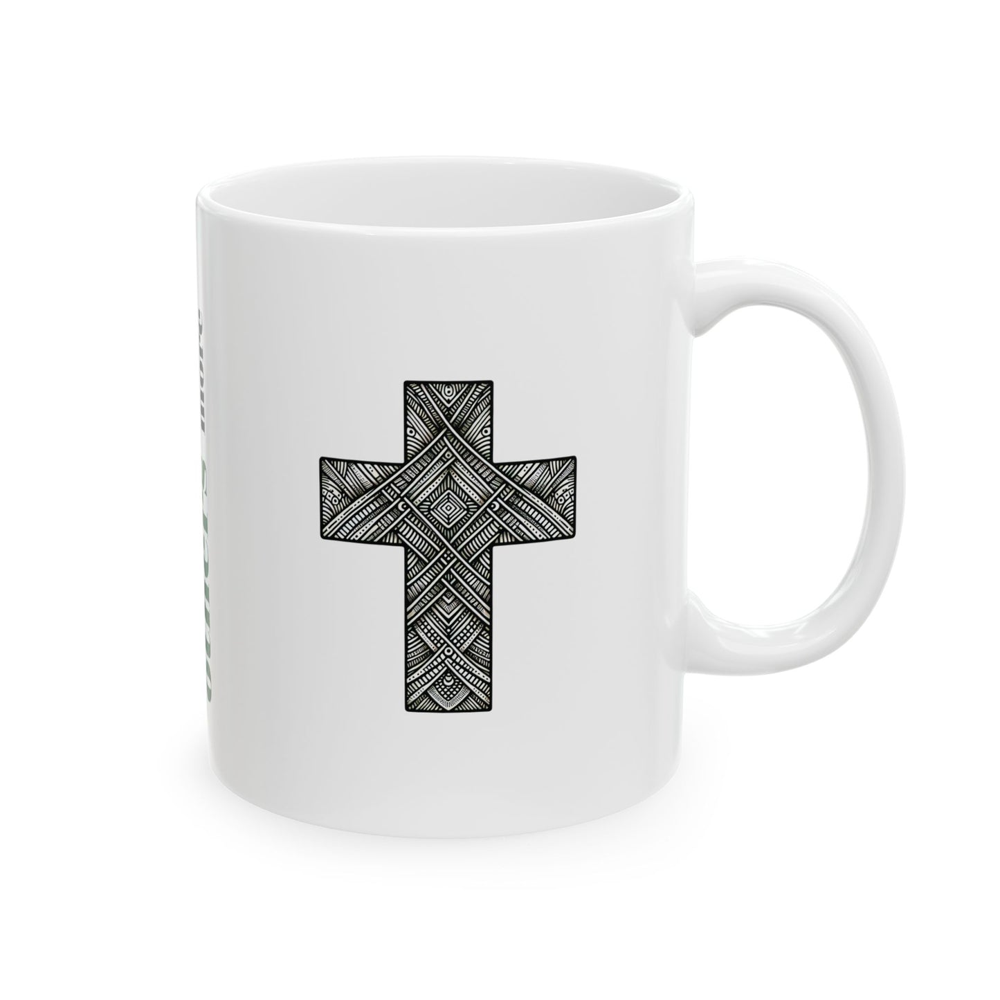 Cross Philippians 2:3 Christian Ceramic Mug, Minimalistic, Consider Others More, Bible Verse Coffee Cup, Religious Tea Mug, Inspirational