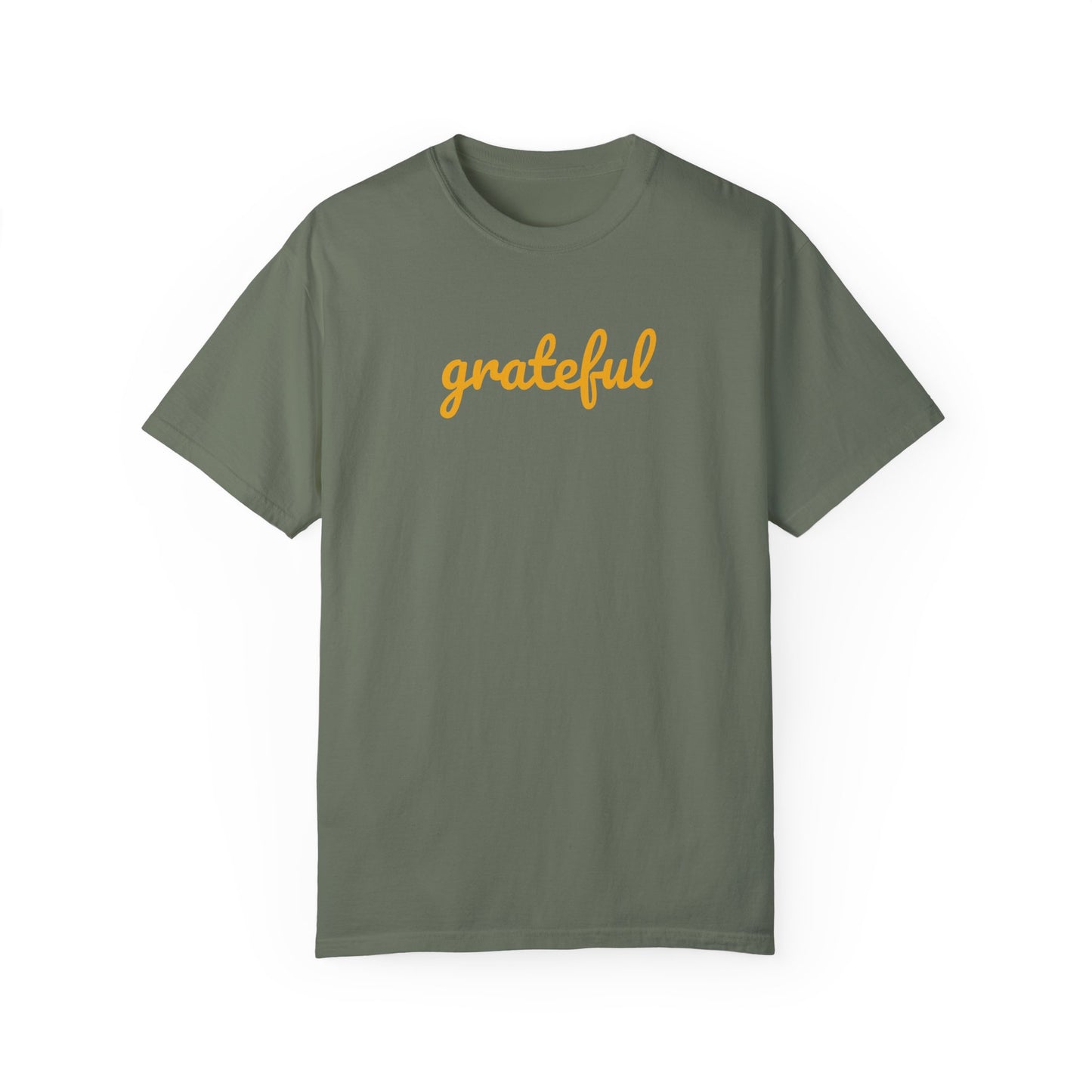 Grateful Comfort Colors 1717 Unisex T-shirt, Christian Bible Verse Tee, Inspirational Graphic Shirt, Religious Gift, Comfort