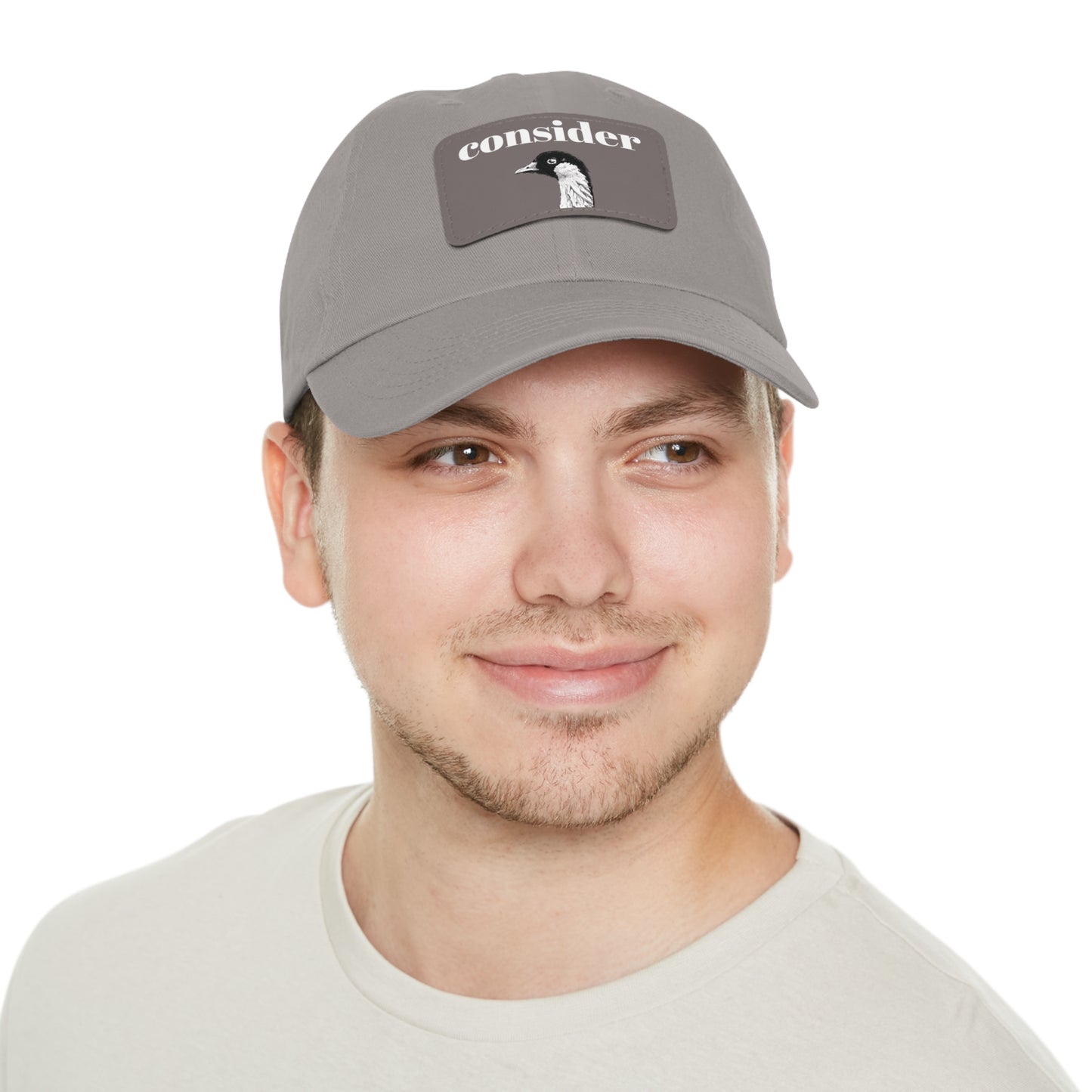 Consider the Birds Dad Hat with Leather Patch - Casual Stylish Cap for Nature Lovers