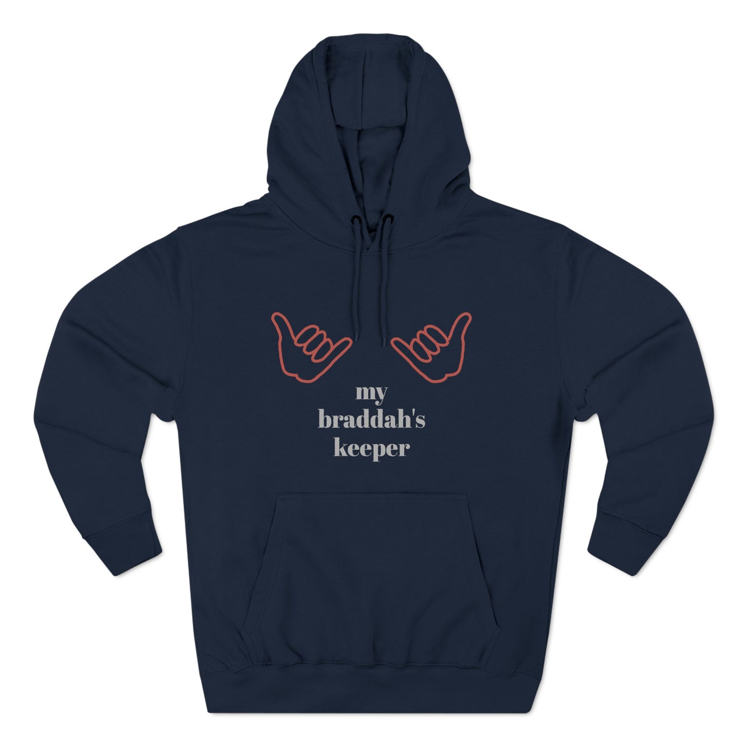 Braddah's Keeper Adjective Apparel Hoodie