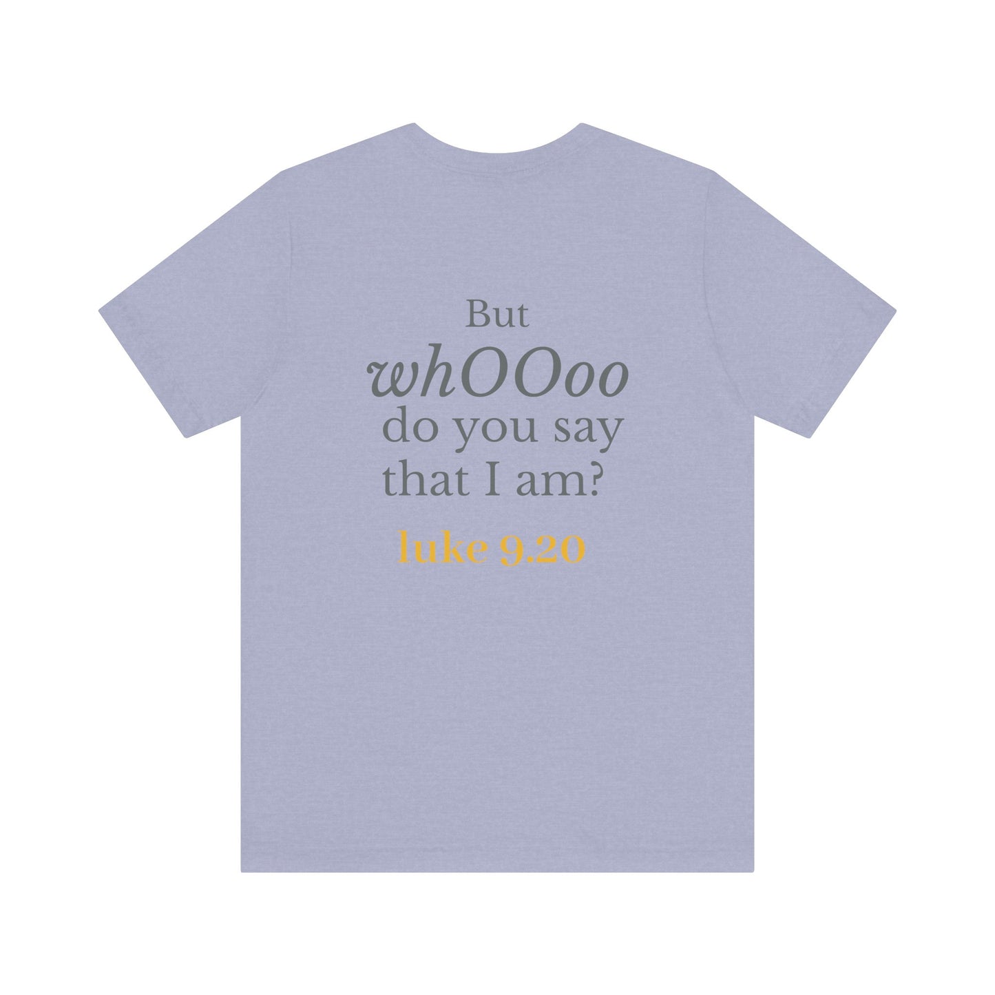 WhOOoo Do You Say That I Am - Owl T-shirt, Hawaiian Barn Owl Bird, Christian Faith Gift, Vintage Style Top, Religious Graphic Apparel