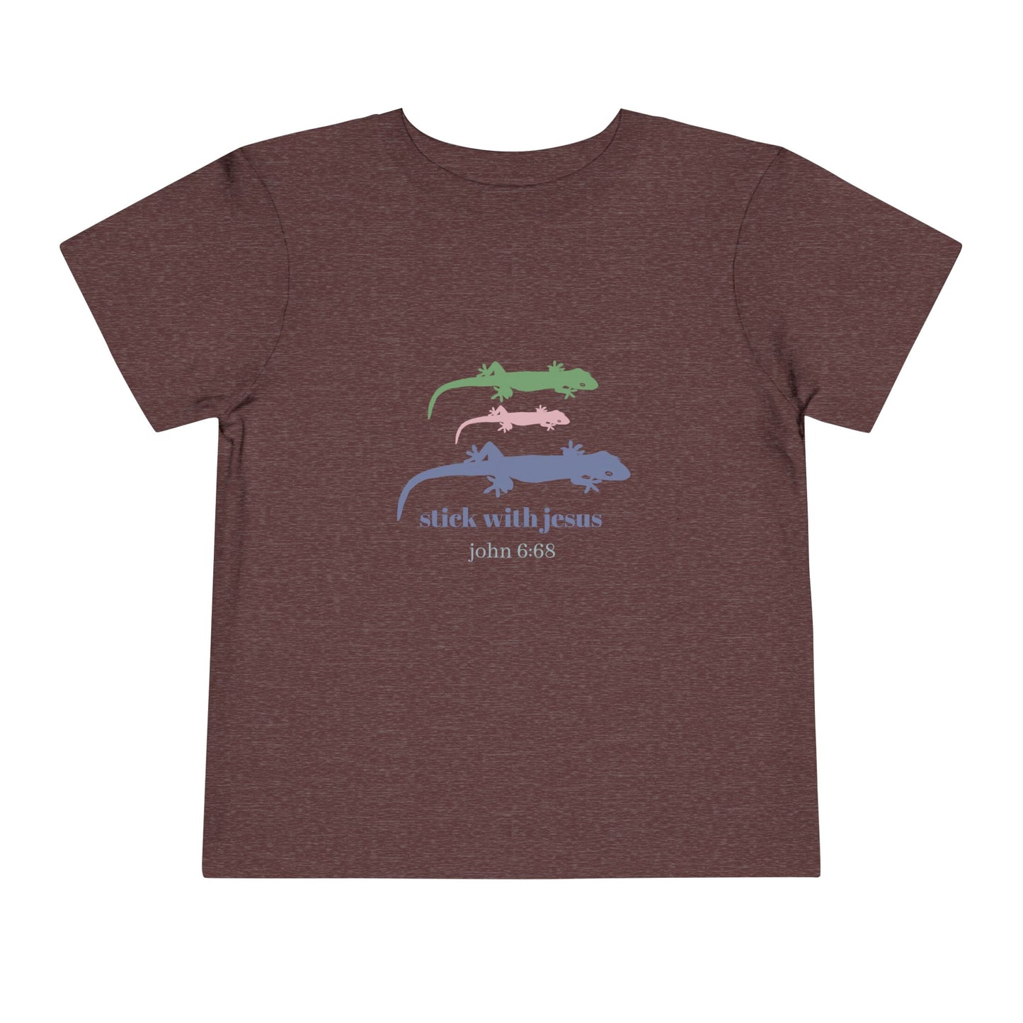 Toddler Gecko T-shirt Stick With Jesus