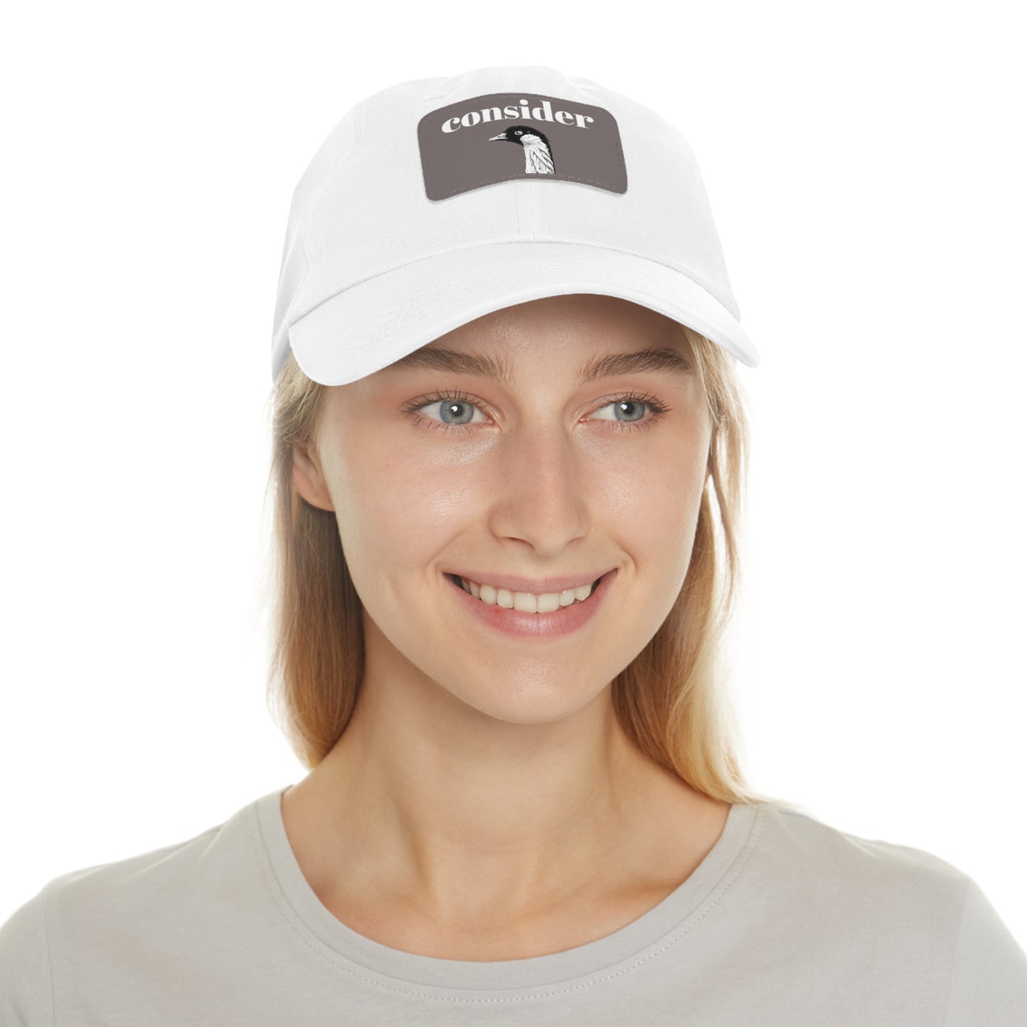 Consider the Birds Dad Hat with Leather Patch - Casual Stylish Cap for Nature Lovers