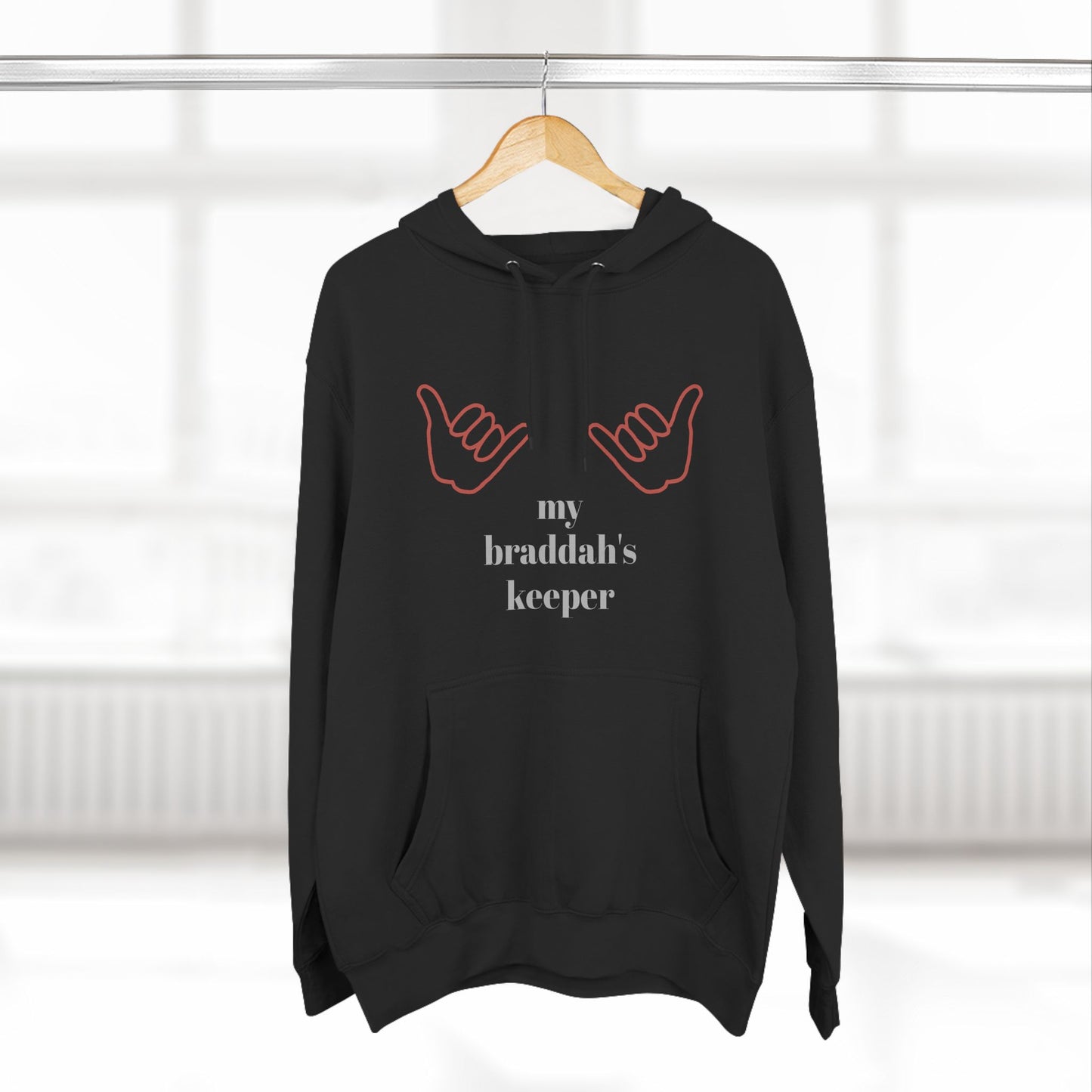 Braddah's Keeper Adjective Apparel Hoodie